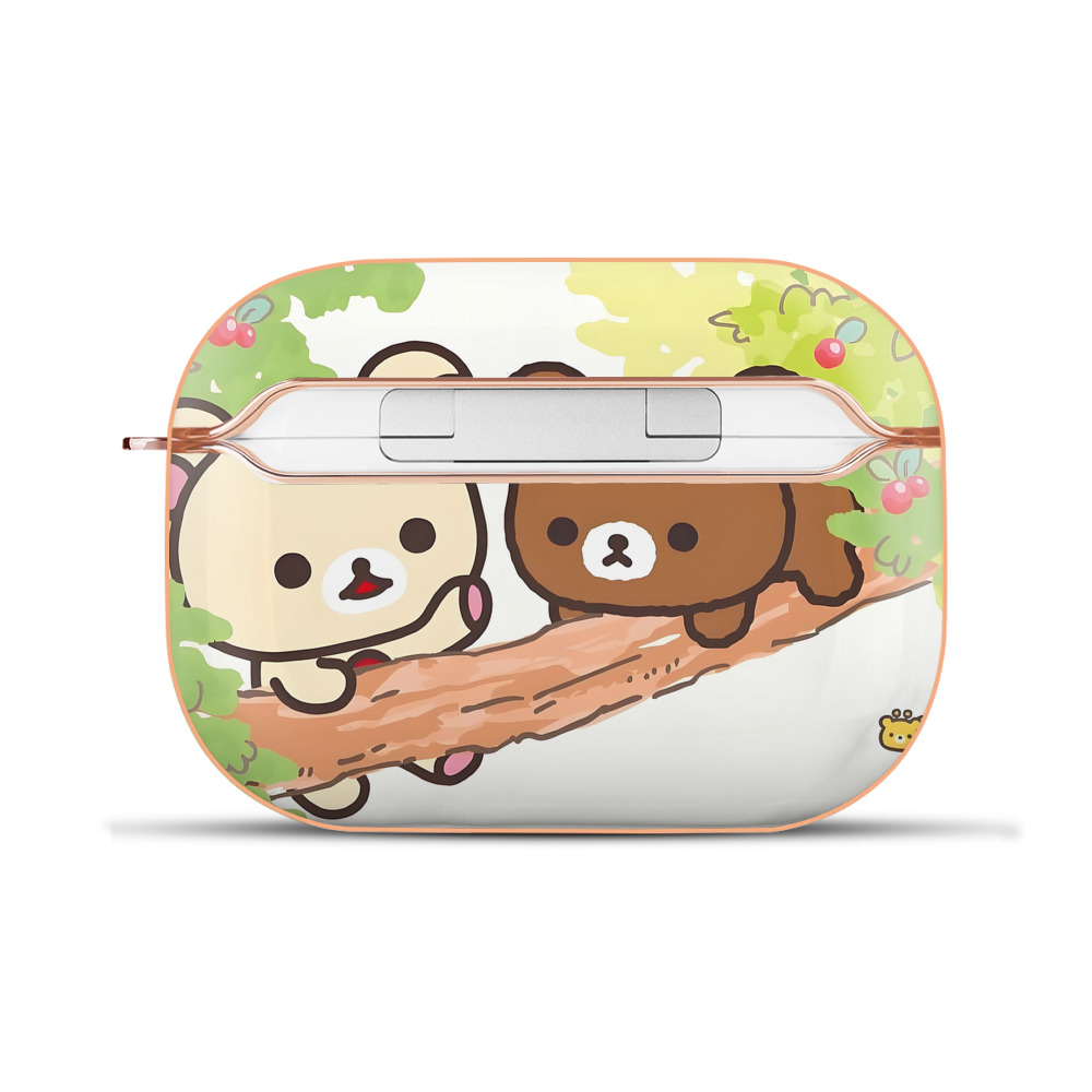 （画像用） リラックマ リラックマ キイロイトリ Rilakkuma Korilakkuma Kiiroitori 【AirPods Pro用】ハードシェル保護ケース｜耐衝撃・防指紋・カラビナ付き商品仕様
