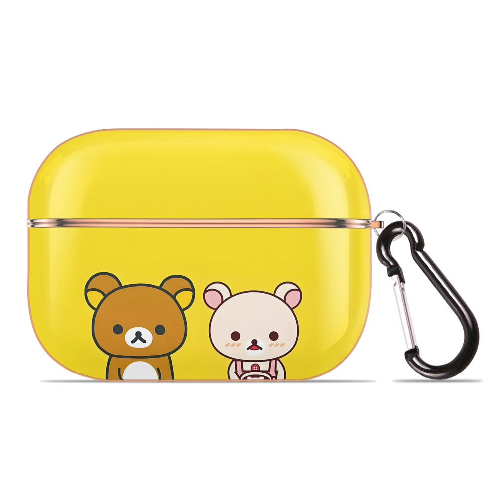 （画像用） リラックマ リラックマ キイロイトリ Rilakkuma Korilakkuma Kiiroitori 【AirPods Pro用】ハードシェル保護ケース｜耐衝撃・防指紋・カラビナ付き商品仕様