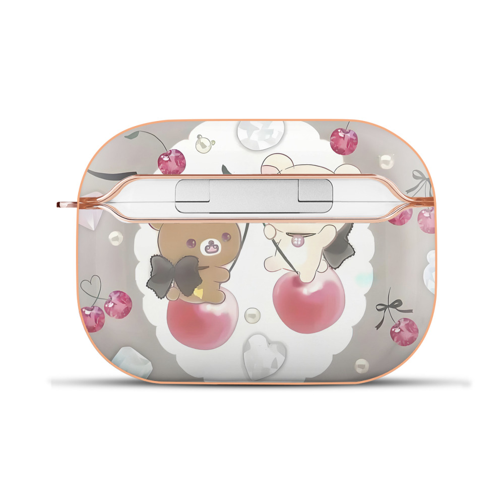 （画像用） リラックマ リラックマ キイロイトリ Rilakkuma Korilakkuma Kiiroitori 【AirPods Pro用】ハードシェル保護ケース｜耐衝撃・防指紋・カラビナ付き商品仕様