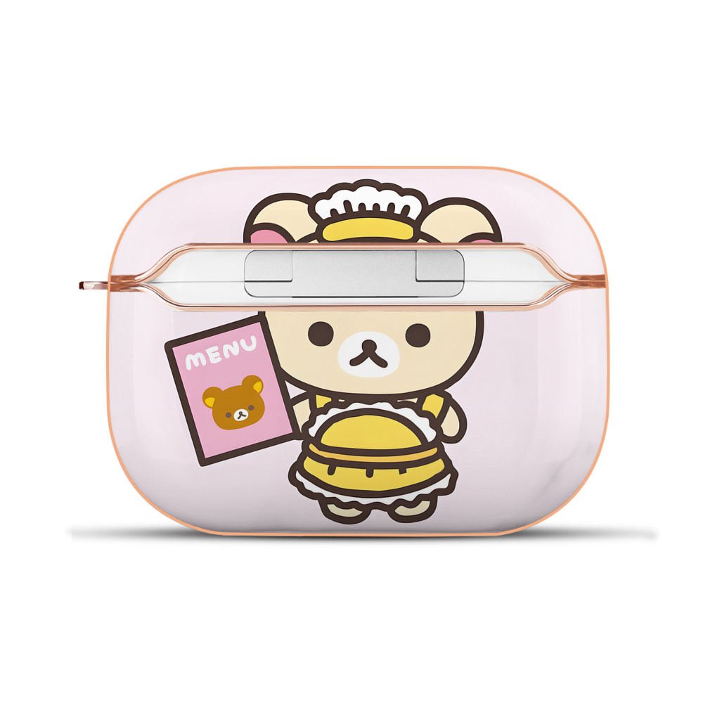 （画像用） リラックマ リラックマ キイロイトリ Rilakkuma Korilakkuma Kiiroitori 【AirPods Pro用】ハードシェル保護ケース｜耐衝撃・防指紋・カラビナ付き商品仕様