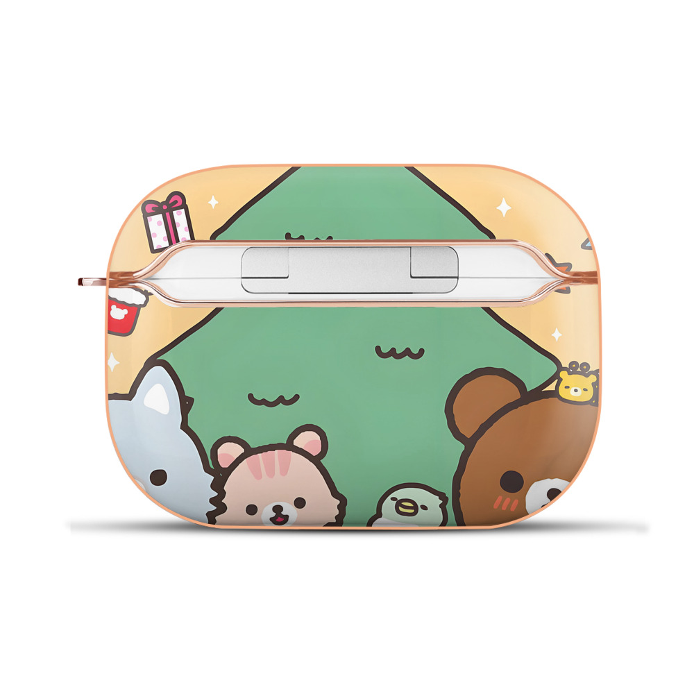 （画像用） リラックマ リラックマ キイロイトリ Rilakkuma Korilakkuma Kiiroitori 【AirPods Pro用】ハードシェル保護ケース｜耐衝撃・防指紋・カラビナ付き商品仕様