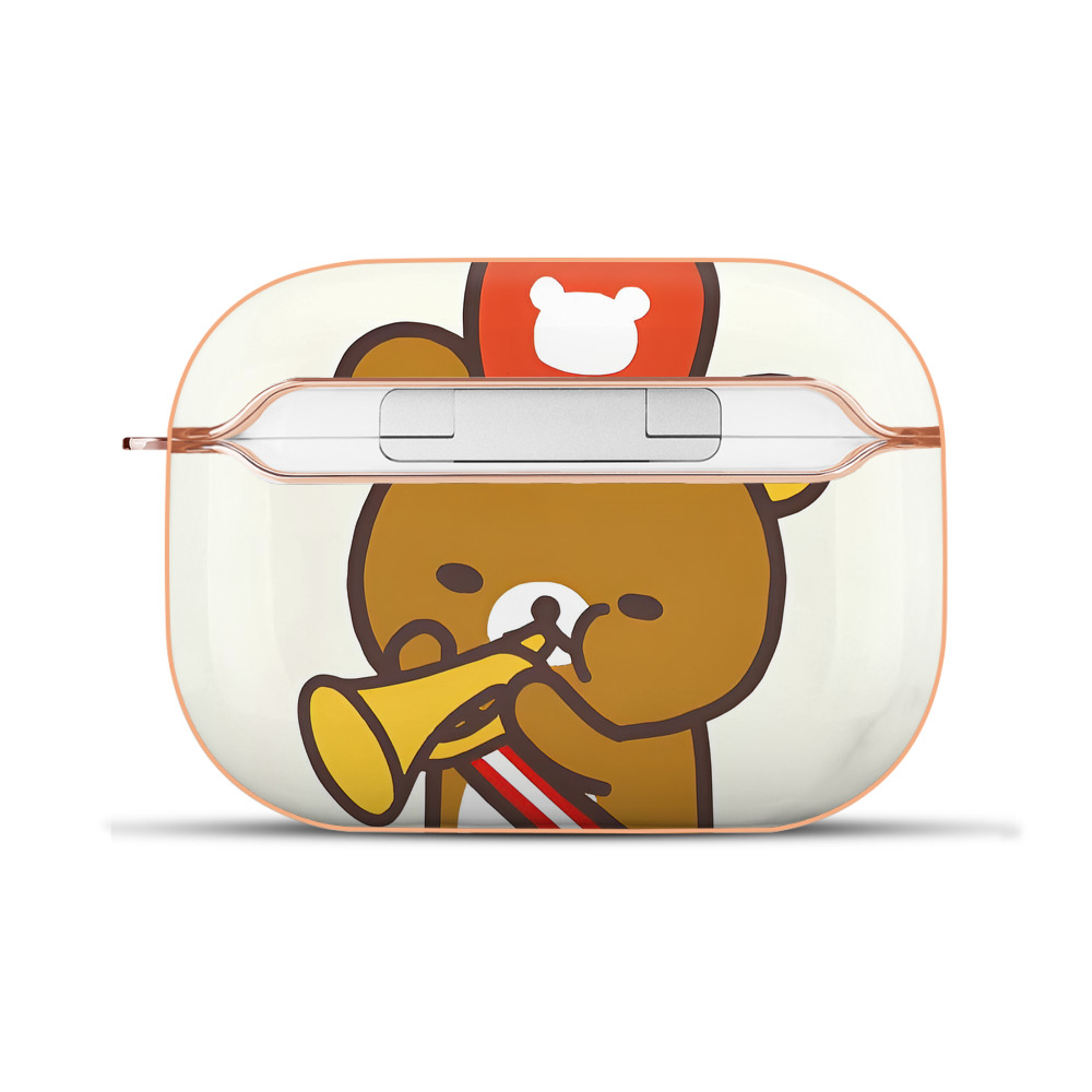 （画像用） リラックマ リラックマ キイロイトリ Rilakkuma Korilakkuma Kiiroitori 【AirPods Pro用】ハードシェル保護ケース｜耐衝撃・防指紋・カラビナ付き商品仕様