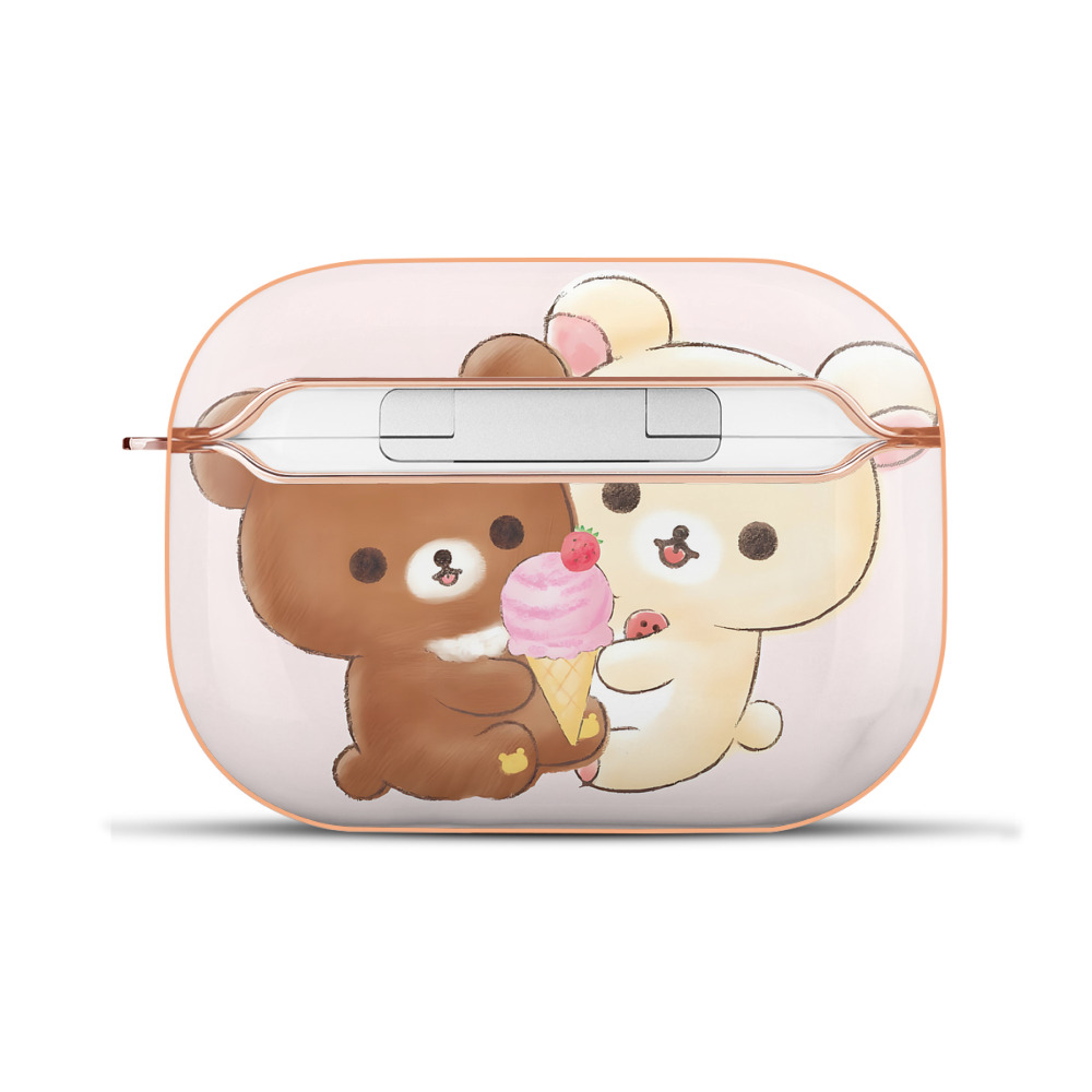 （画像用） リラックマ リラックマ キイロイトリ Rilakkuma Korilakkuma Kiiroitori 【AirPods Pro用】ハードシェル保護ケース｜耐衝撃・防指紋・カラビナ付き商品仕様