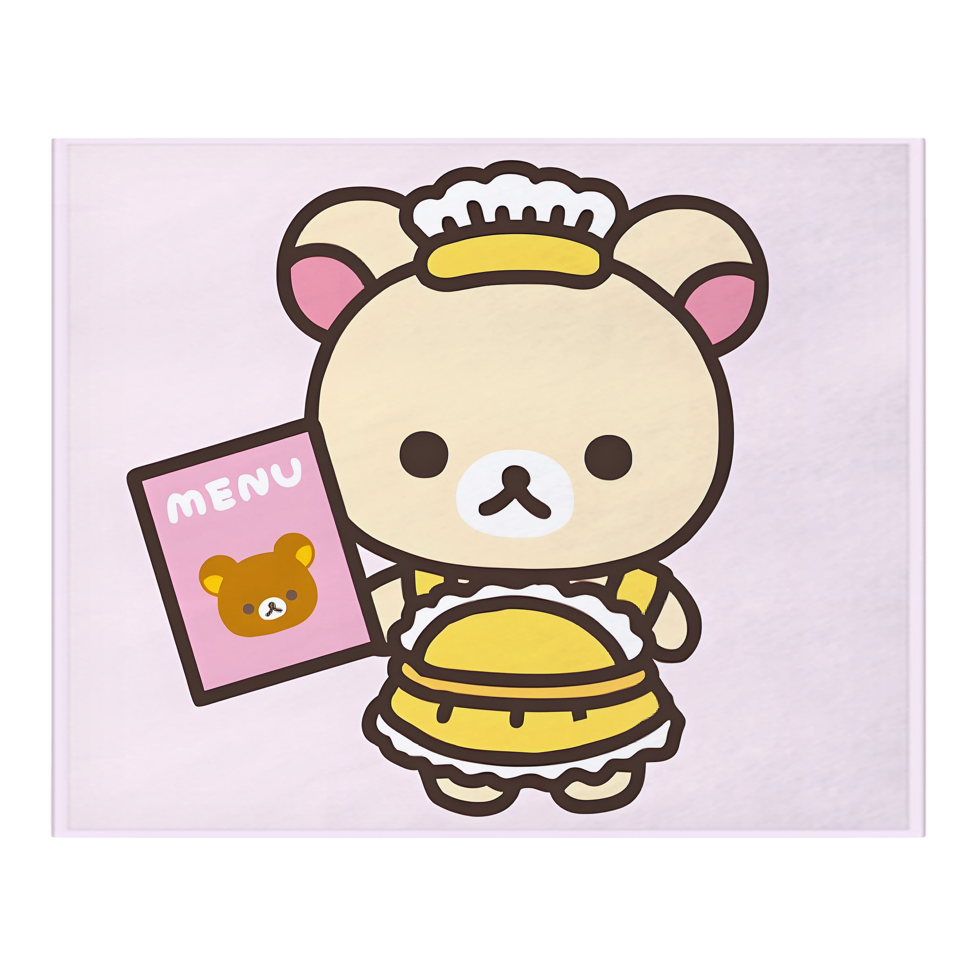 （画像用） リラックマ リラックマ キイロイトリ Rilakkuma Korilakkuma Kiiroitori フランネルブランケット・多サイズ対応（横型）