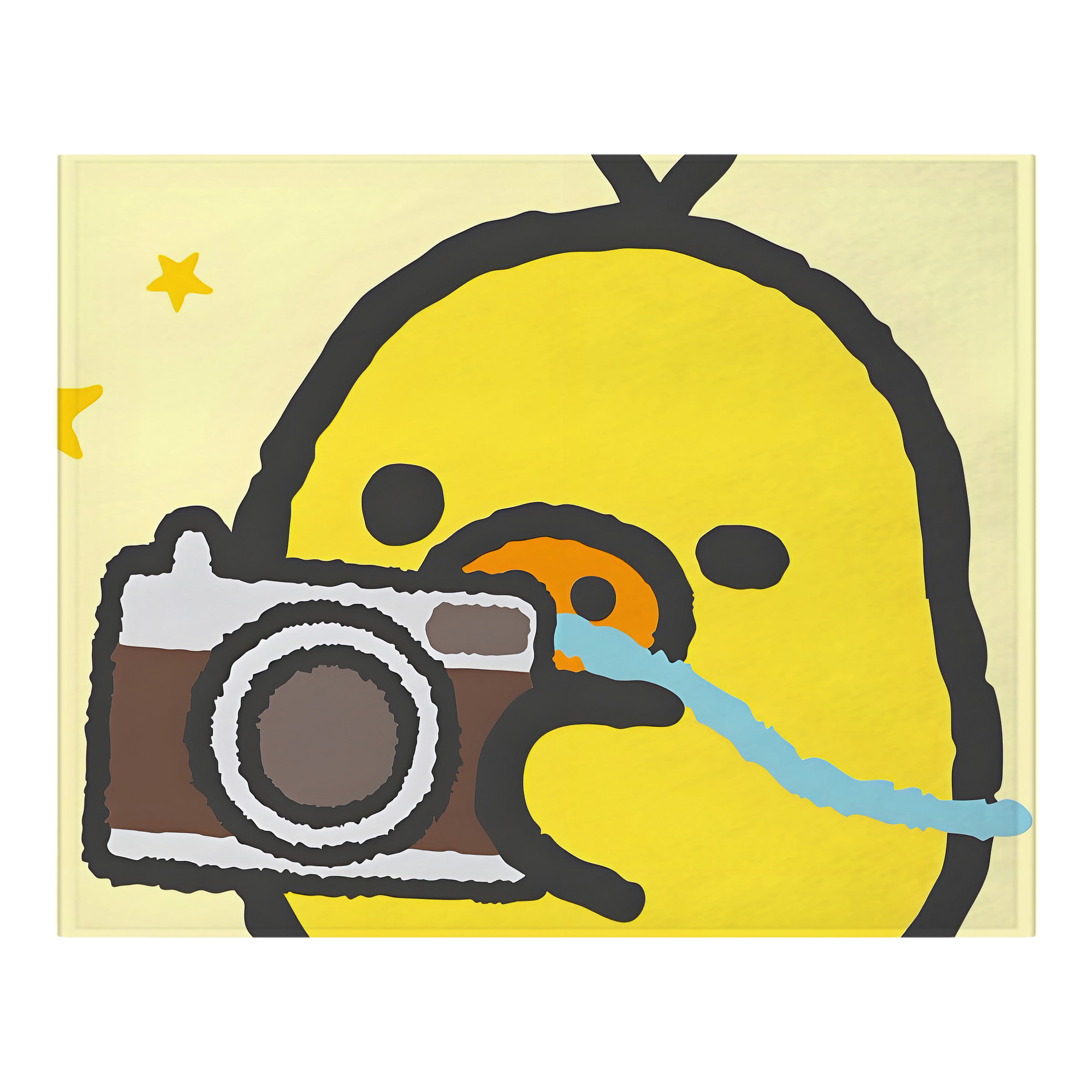 （画像用） リラックマ リラックマ キイロイトリ Rilakkuma Korilakkuma Kiiroitori フランネルブランケット・多サイズ対応（横型）
