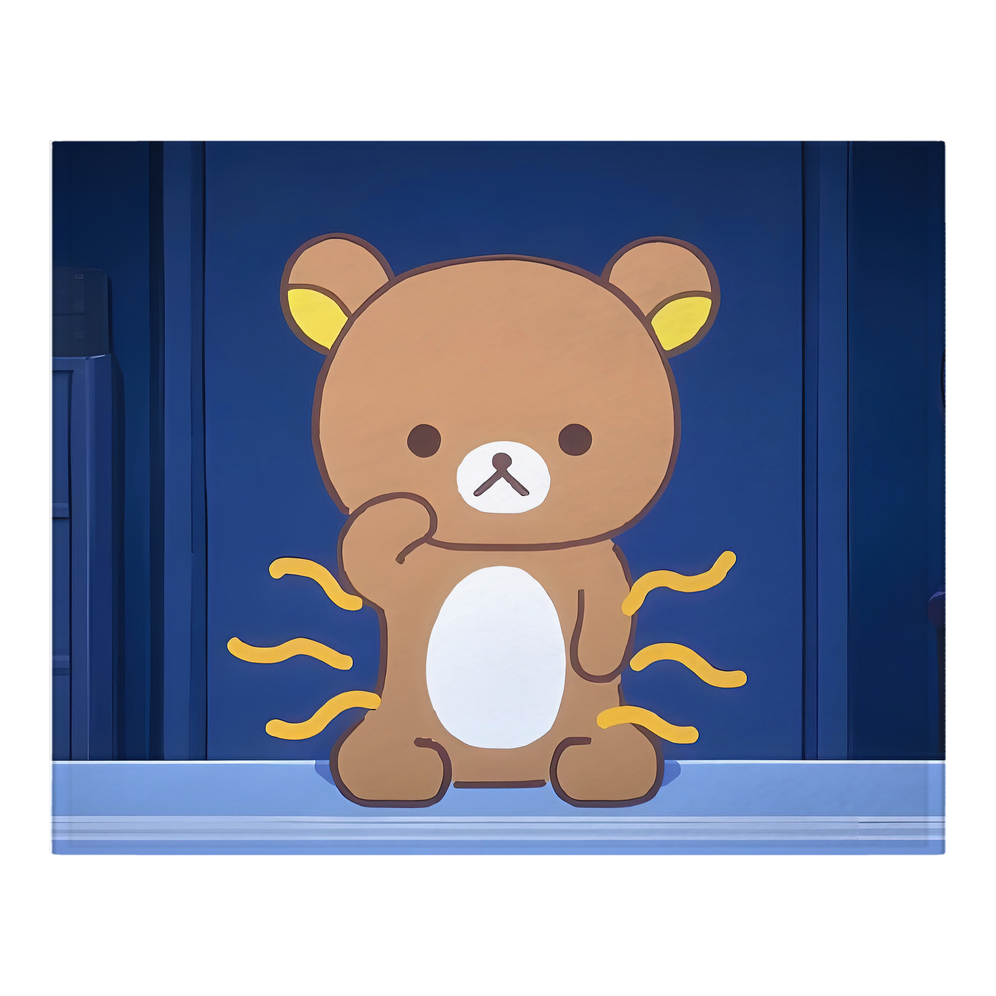 （画像用） リラックマ リラックマ キイロイトリ Rilakkuma Korilakkuma Kiiroitori フランネルブランケット・多サイズ対応（横型）
