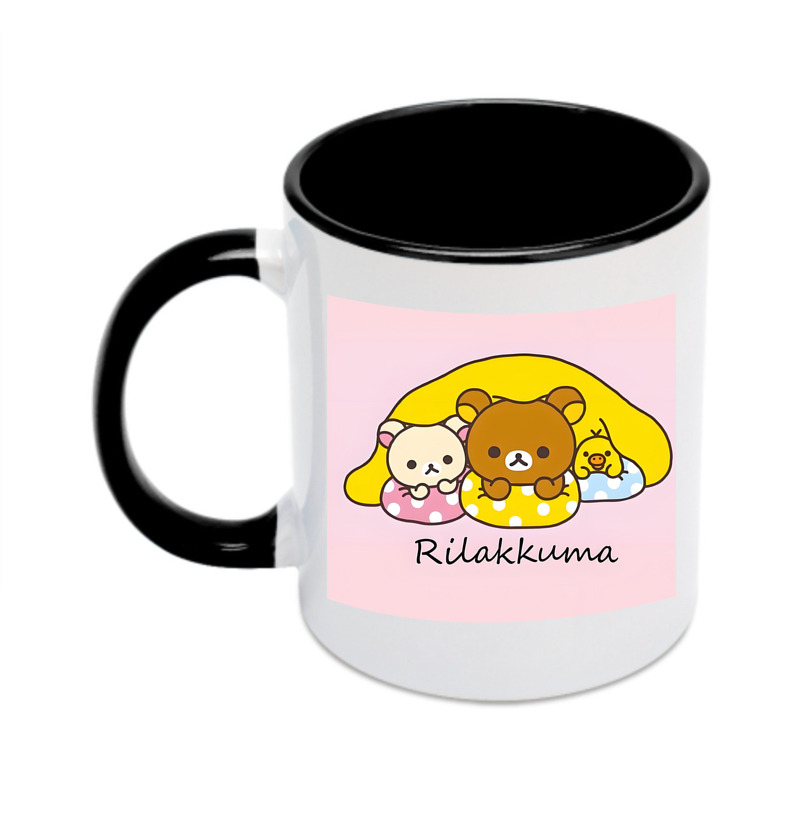 （画像用） リラックマ リラックマ キイロイトリ Rilakkuma Korilakkuma Kiiroitori カラーマグカップ