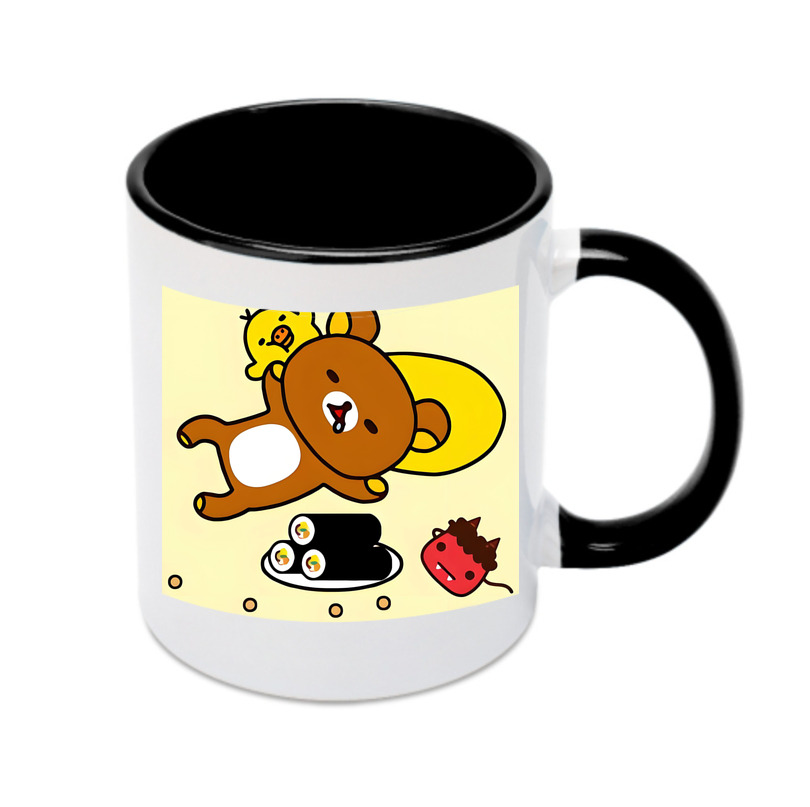 （画像用） リラックマ リラックマ キイロイトリ Rilakkuma Korilakkuma Kiiroitori カラーマグカップ