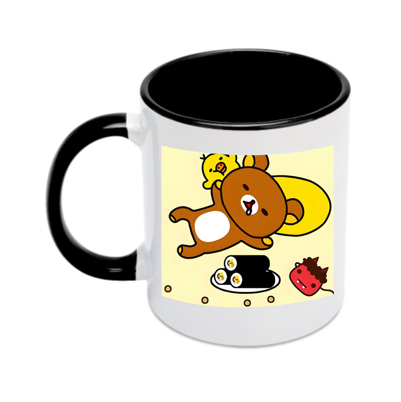（画像用） リラックマ リラックマ キイロイトリ Rilakkuma Korilakkuma Kiiroitori カラーマグカップ
