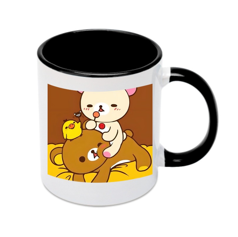 （画像用） リラックマ リラックマ キイロイトリ Rilakkuma Korilakkuma Kiiroitori カラーマグカップ