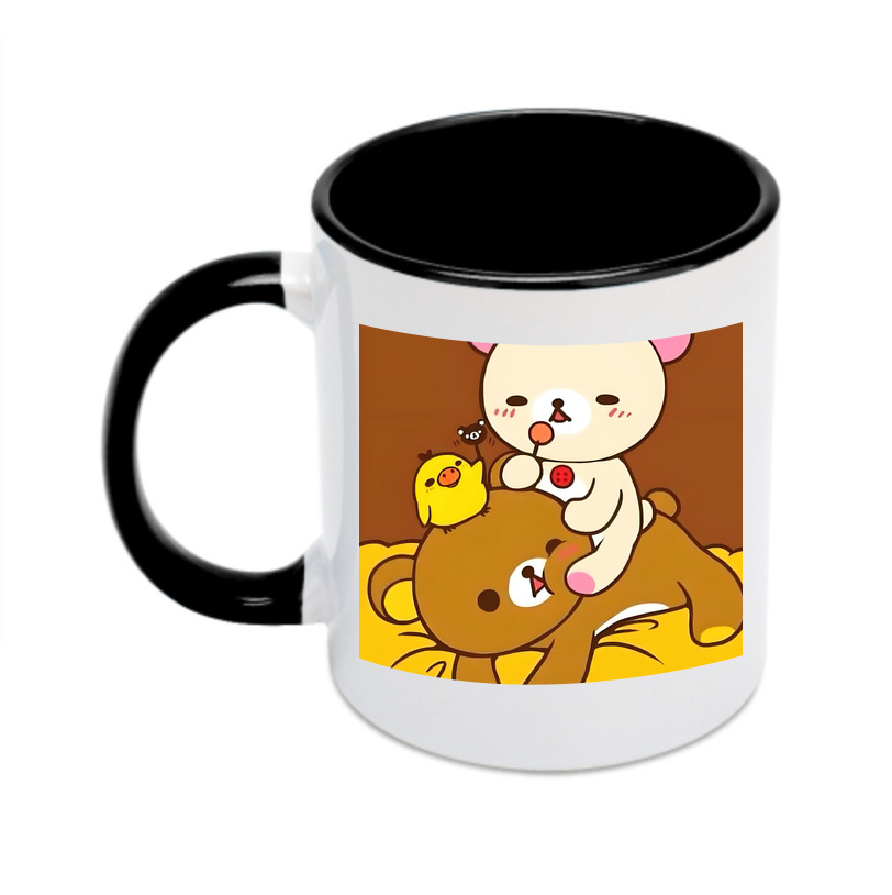 （画像用） リラックマ リラックマ キイロイトリ Rilakkuma Korilakkuma Kiiroitori カラーマグカップ