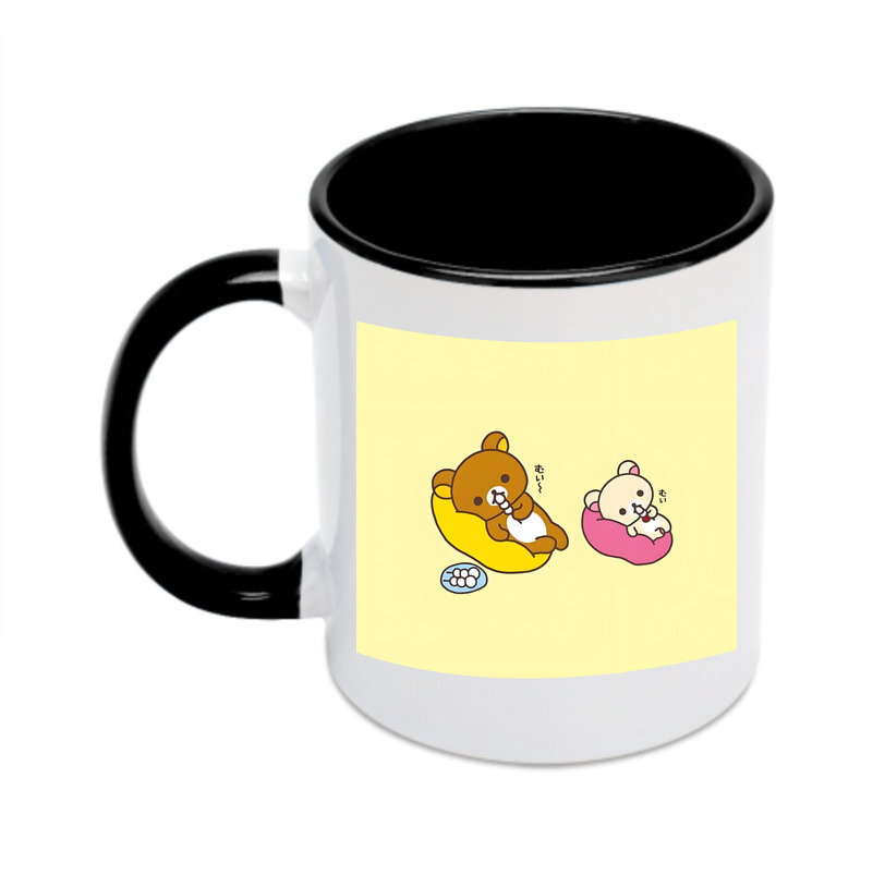（画像用） リラックマ リラックマ キイロイトリ Rilakkuma Korilakkuma Kiiroitori カラーマグカップ