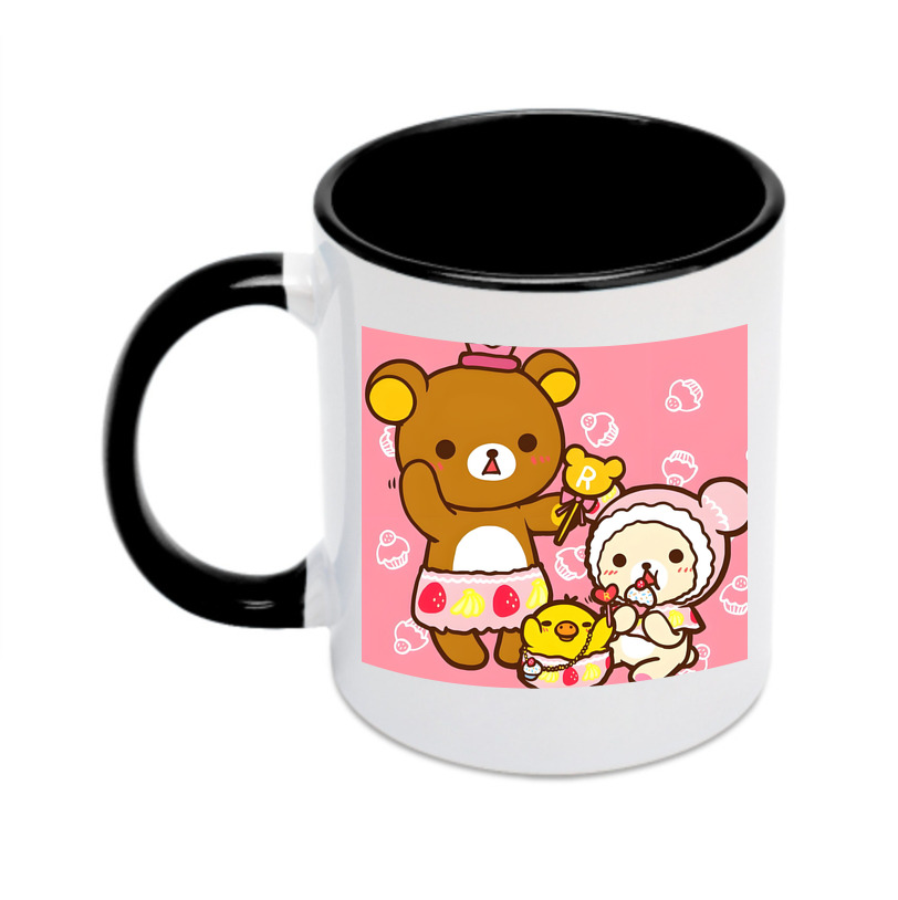 （画像用） リラックマ リラックマ キイロイトリ Rilakkuma Korilakkuma Kiiroitori カラーマグカップ