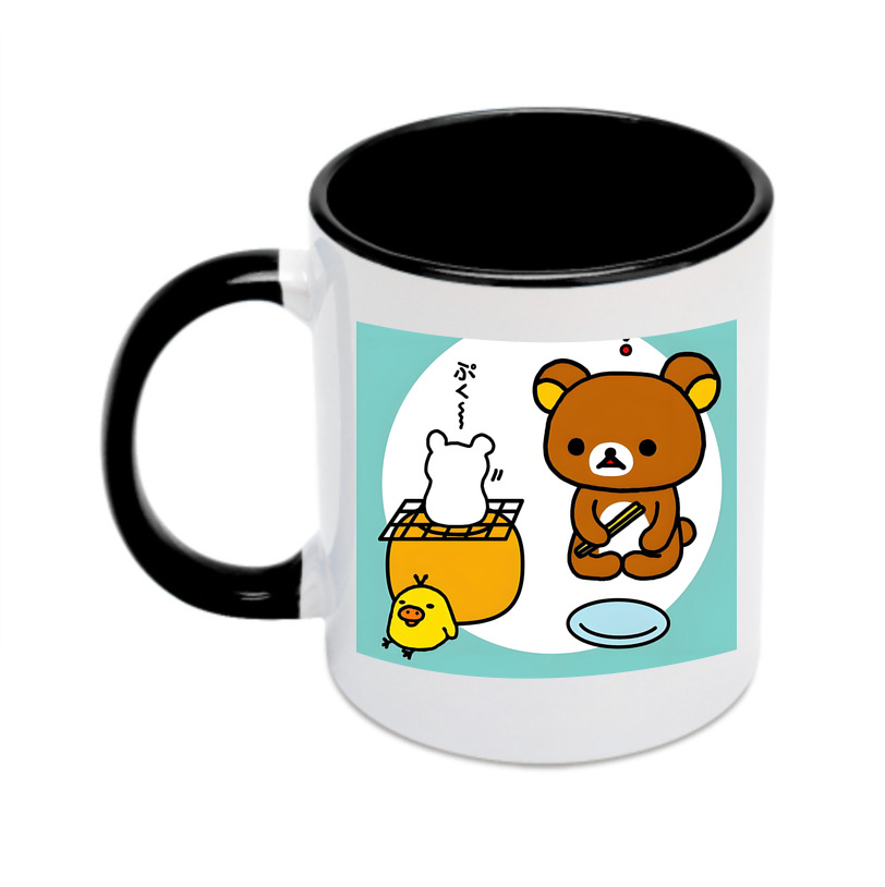 （画像用） リラックマ リラックマ キイロイトリ Rilakkuma Korilakkuma Kiiroitori カラーマグカップ