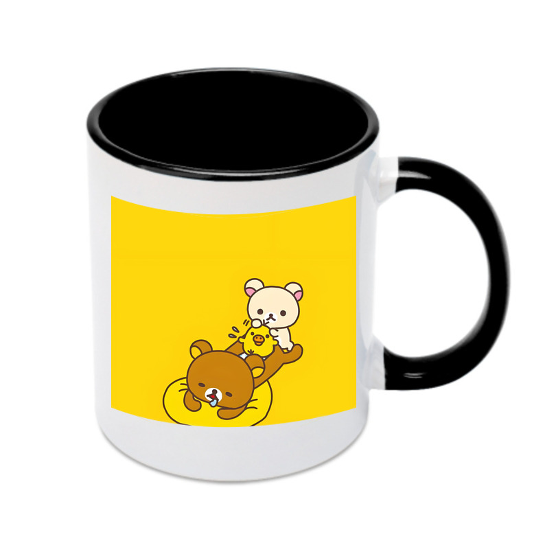 （画像用） リラックマ リラックマ キイロイトリ Rilakkuma Korilakkuma Kiiroitori カラーマグカップ