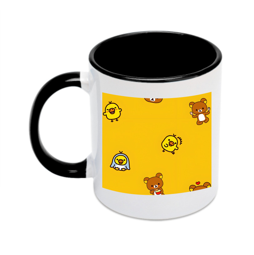 （画像用） リラックマ リラックマ キイロイトリ Rilakkuma Korilakkuma Kiiroitori カラーマグカップ