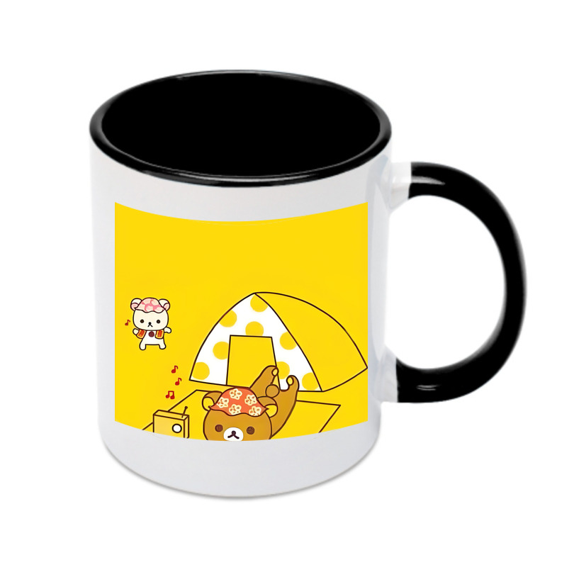 （画像用） リラックマ リラックマ キイロイトリ Rilakkuma Korilakkuma Kiiroitori カラーマグカップ