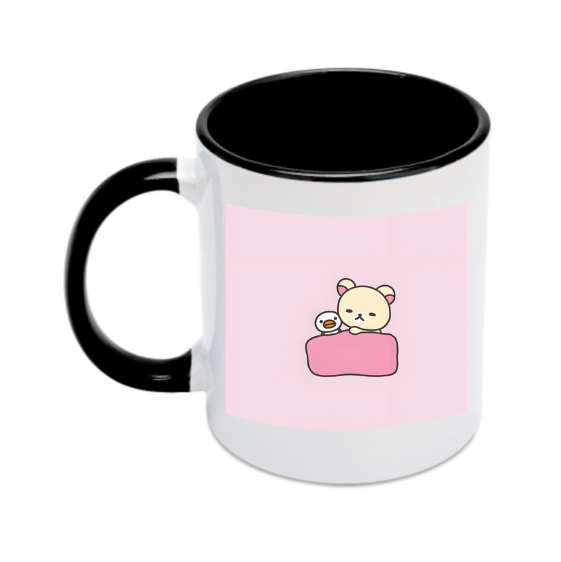 （画像用） リラックマ リラックマ キイロイトリ Rilakkuma Korilakkuma Kiiroitori カラーマグカップ