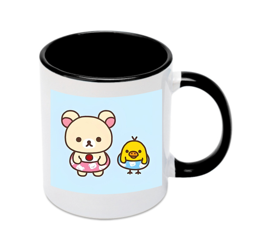 （画像用） リラックマ リラックマ キイロイトリ Rilakkuma Korilakkuma Kiiroitori カラーマグカップ