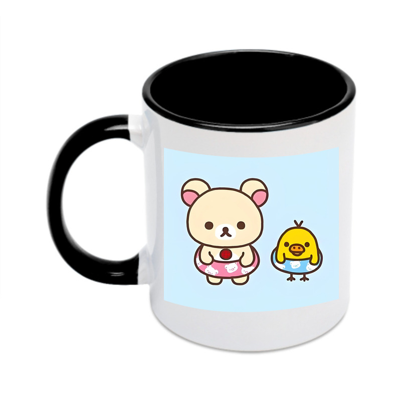 （画像用） リラックマ リラックマ キイロイトリ Rilakkuma Korilakkuma Kiiroitori カラーマグカップ