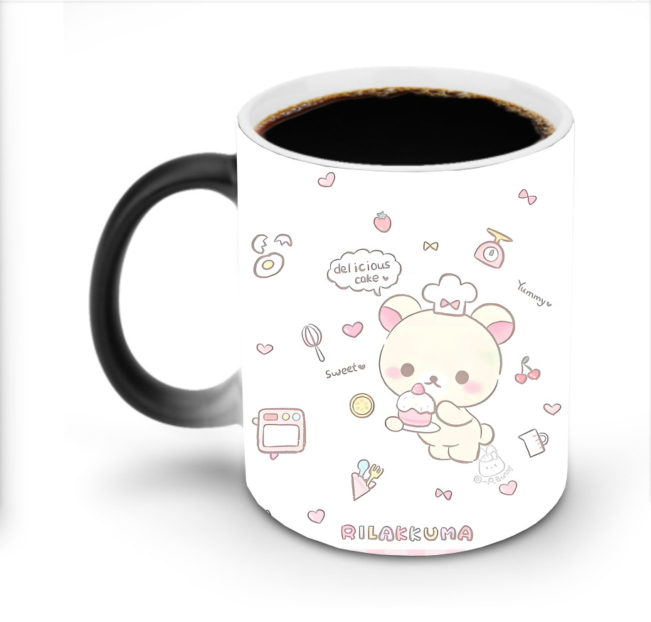 （画像用） リラックマ リラックマ キイロイトリ Rilakkuma Korilakkuma Kiiroitori 温度変色マグカップ