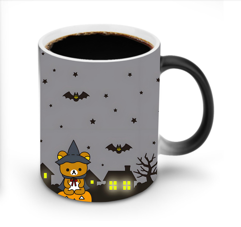（画像用） リラックマ リラックマ キイロイトリ Rilakkuma Korilakkuma Kiiroitori 温度変色マグカップ