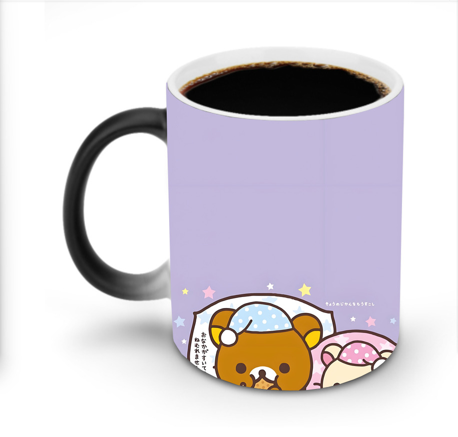 （画像用） リラックマ リラックマ キイロイトリ Rilakkuma Korilakkuma Kiiroitori 温度変色マグカップ