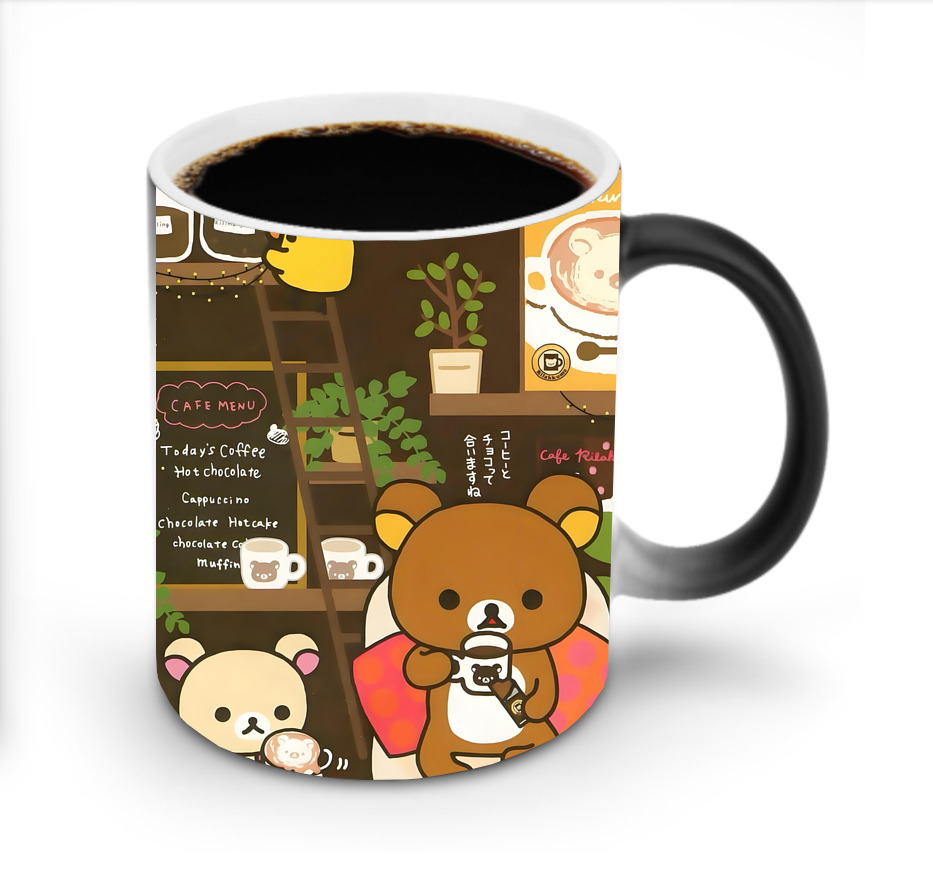 （画像用） リラックマ リラックマ キイロイトリ Rilakkuma Korilakkuma Kiiroitori 温度変色マグカップ