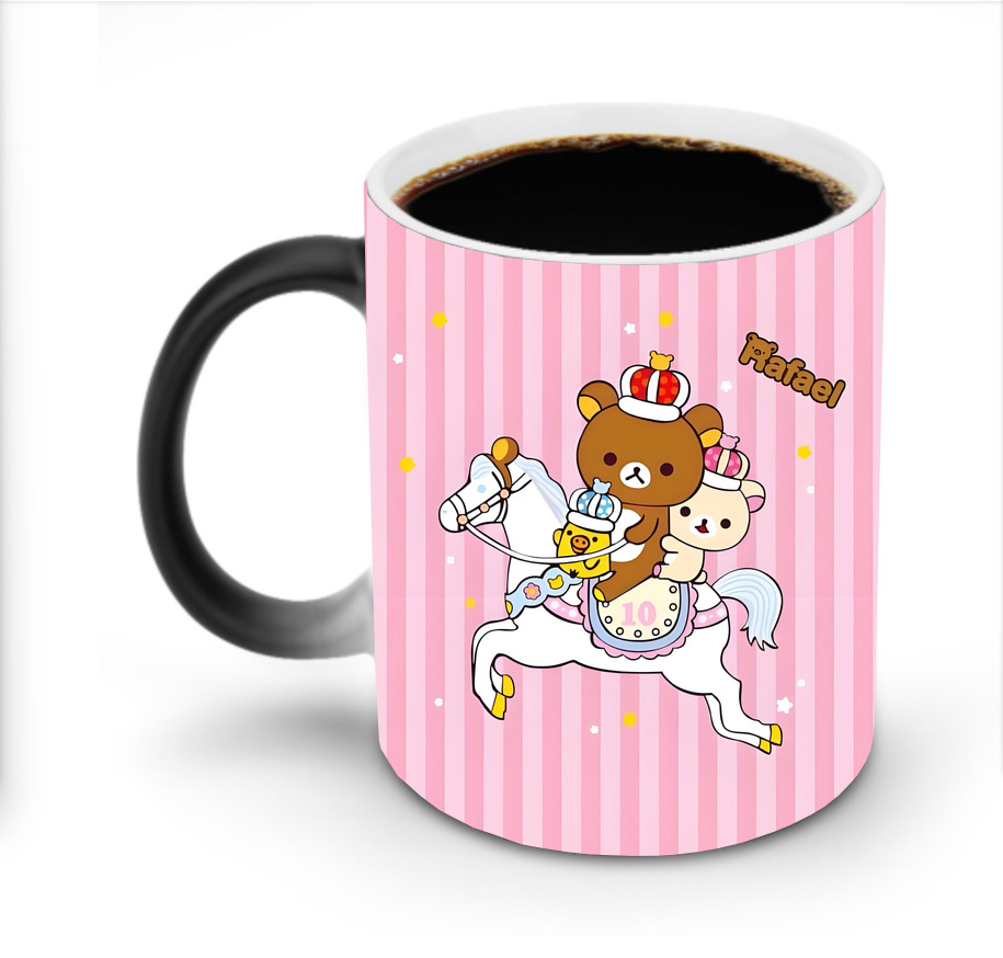（画像用） リラックマ リラックマ キイロイトリ Rilakkuma Korilakkuma Kiiroitori 温度変色マグカップ