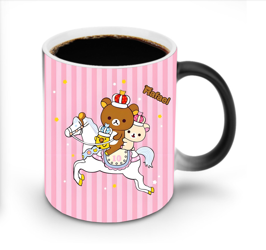 （画像用） リラックマ リラックマ キイロイトリ Rilakkuma Korilakkuma Kiiroitori 温度変色マグカップ