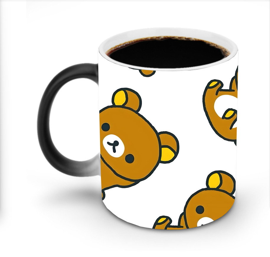 （画像用） リラックマ リラックマ キイロイトリ Rilakkuma Korilakkuma Kiiroitori 温度変色マグカップ