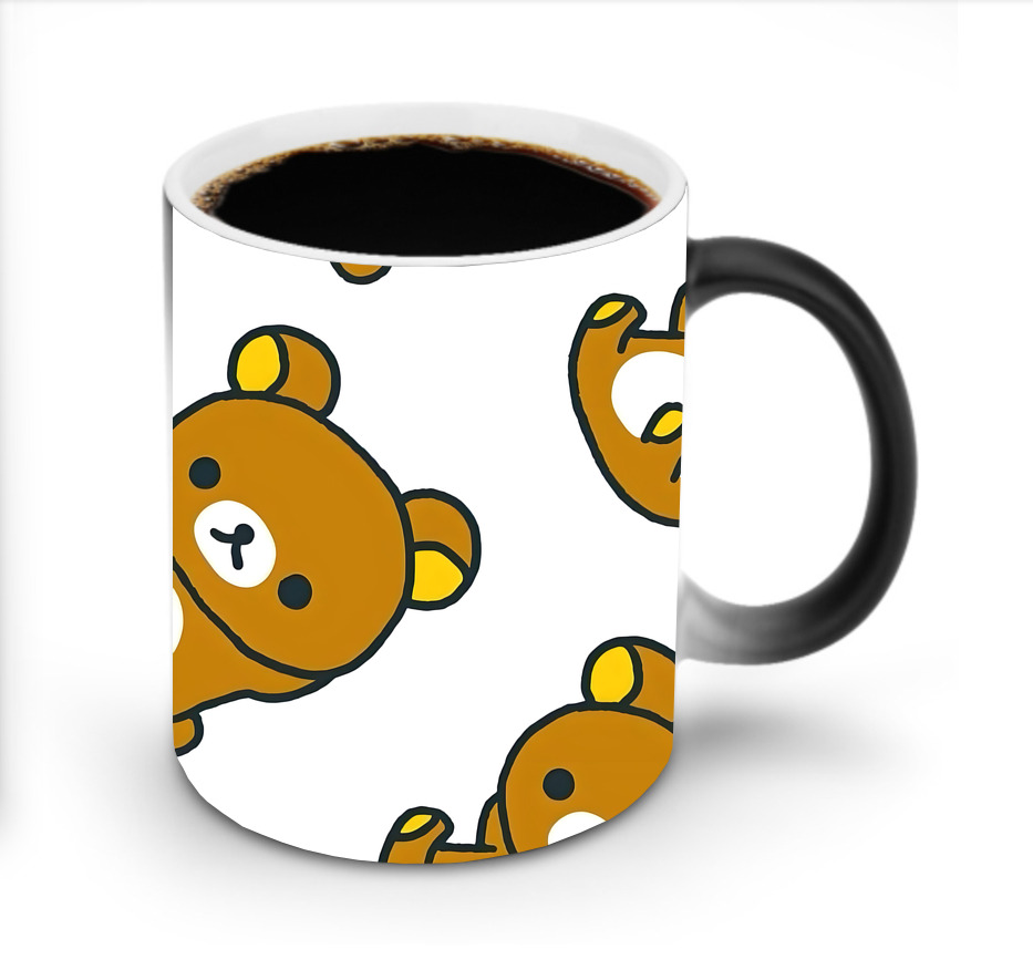（画像用） リラックマ リラックマ キイロイトリ Rilakkuma Korilakkuma Kiiroitori 温度変色マグカップ