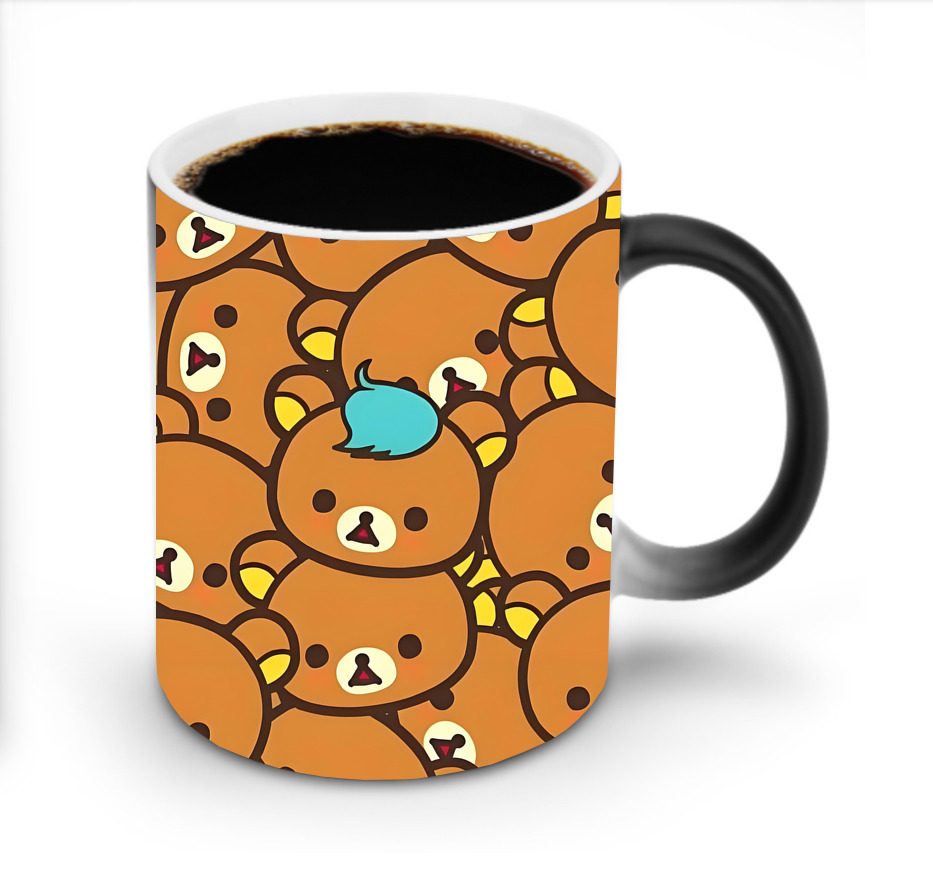 （画像用） リラックマ リラックマ キイロイトリ Rilakkuma Korilakkuma Kiiroitori 温度変色マグカップ