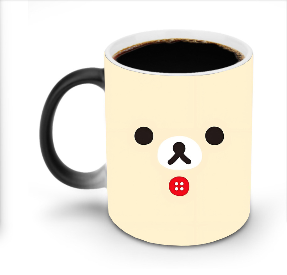 （画像用） リラックマ リラックマ キイロイトリ Rilakkuma Korilakkuma Kiiroitori 温度変色マグカップ