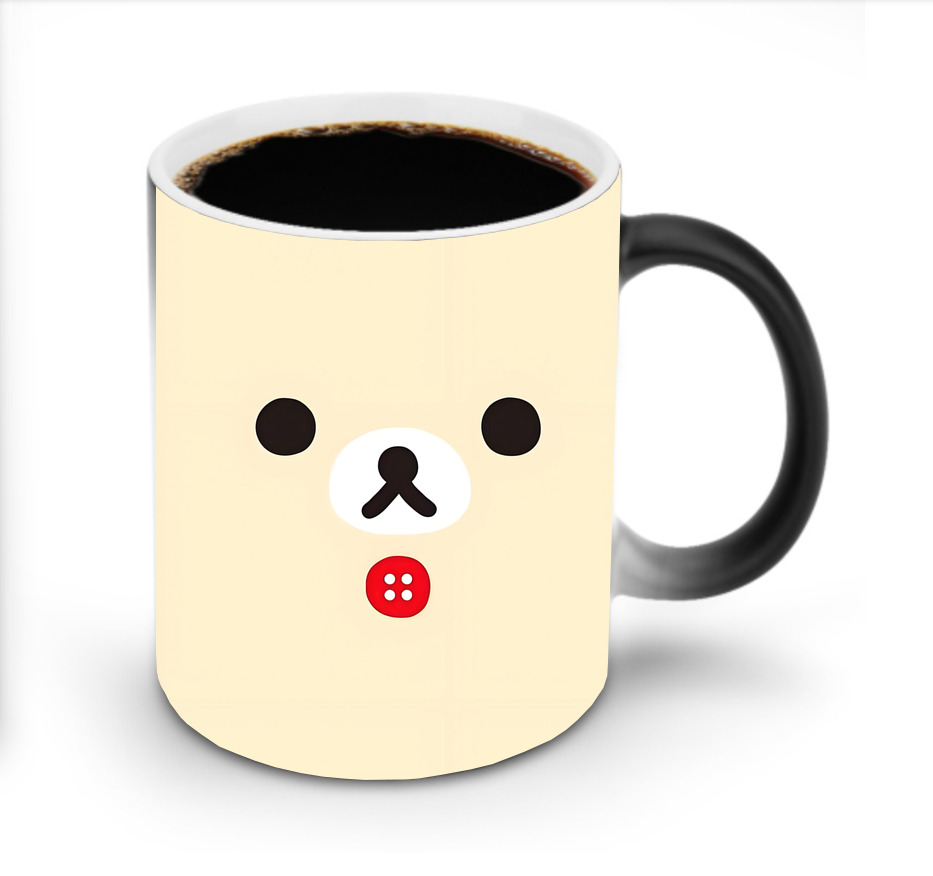 （画像用） リラックマ リラックマ キイロイトリ Rilakkuma Korilakkuma Kiiroitori 温度変色マグカップ