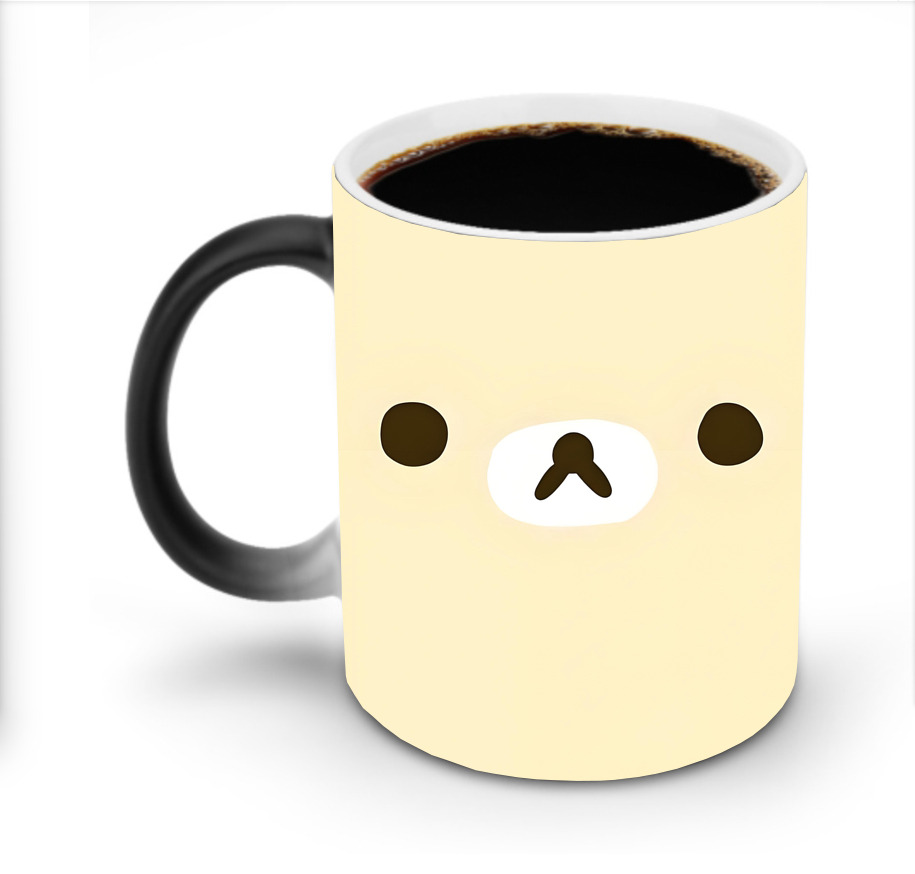 （画像用） リラックマ リラックマ キイロイトリ Rilakkuma Korilakkuma Kiiroitori 温度変色マグカップ