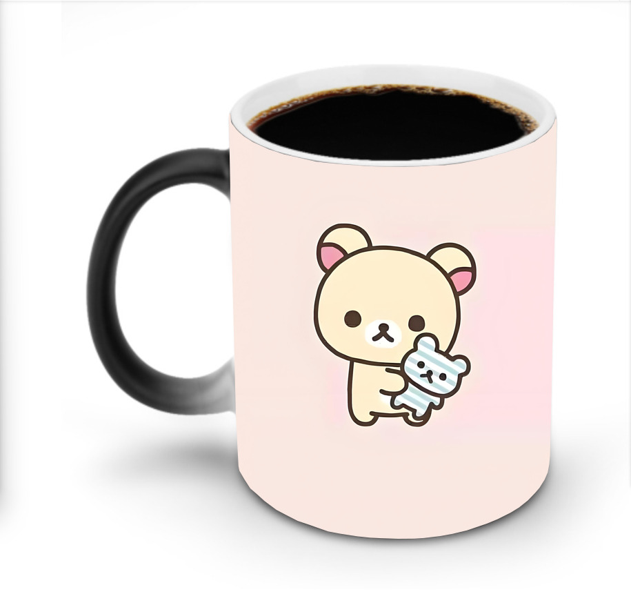 （画像用） リラックマ リラックマ キイロイトリ Rilakkuma Korilakkuma Kiiroitori 温度変色マグカップ