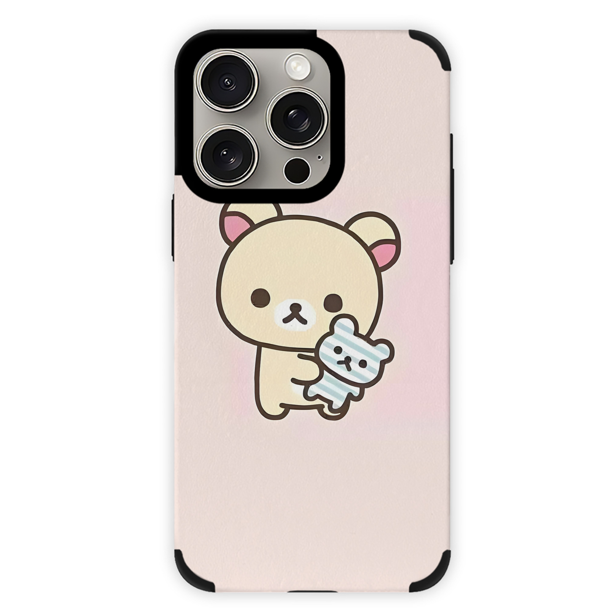 （画像用） リラックマ リラックマ キイロイトリ Rilakkuma Korilakkuma Kiiroitori 【iPhone15ProMax対応】 PUレザー スマホケース 耐衝撃＆黄変防止