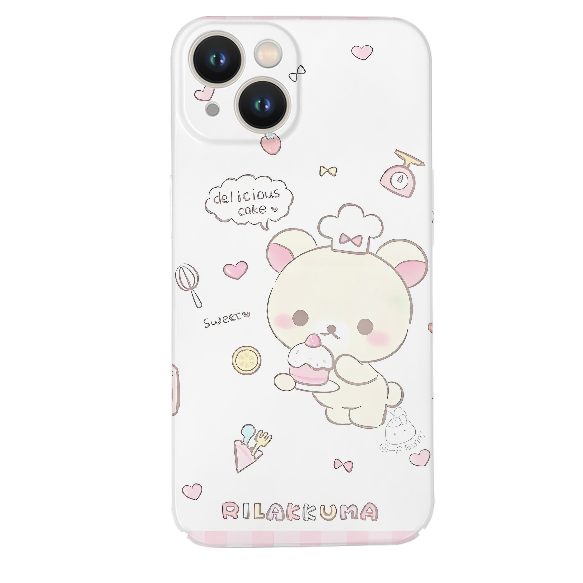 （画像用） リラックマ リラックマ キイロイトリ Rilakkuma Korilakkuma Kiiroitori 【iPhone 14シリーズ対応】ハードケース