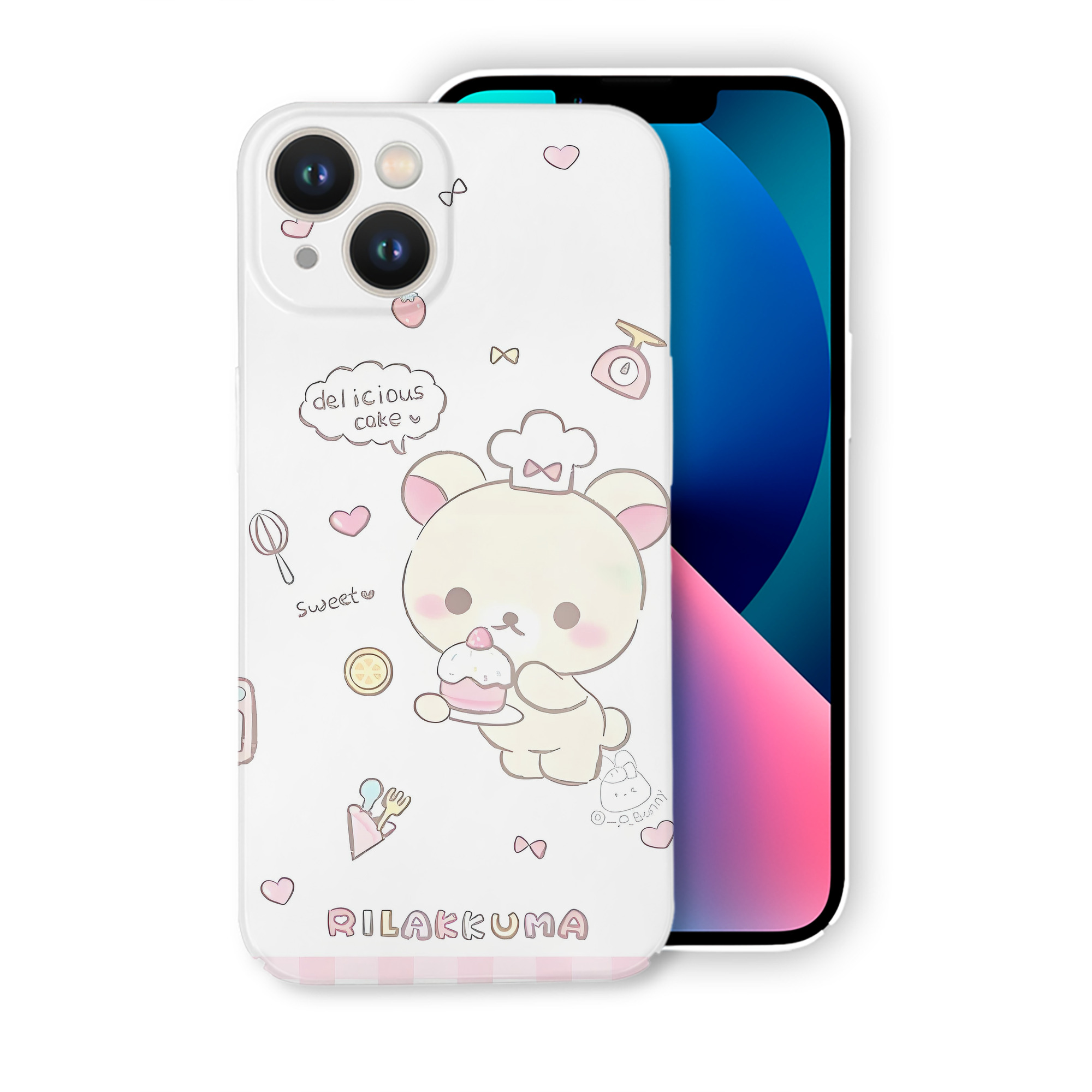 （画像用） リラックマ リラックマ キイロイトリ Rilakkuma Korilakkuma Kiiroitori 【iPhone 14シリーズ対応】ハードケース