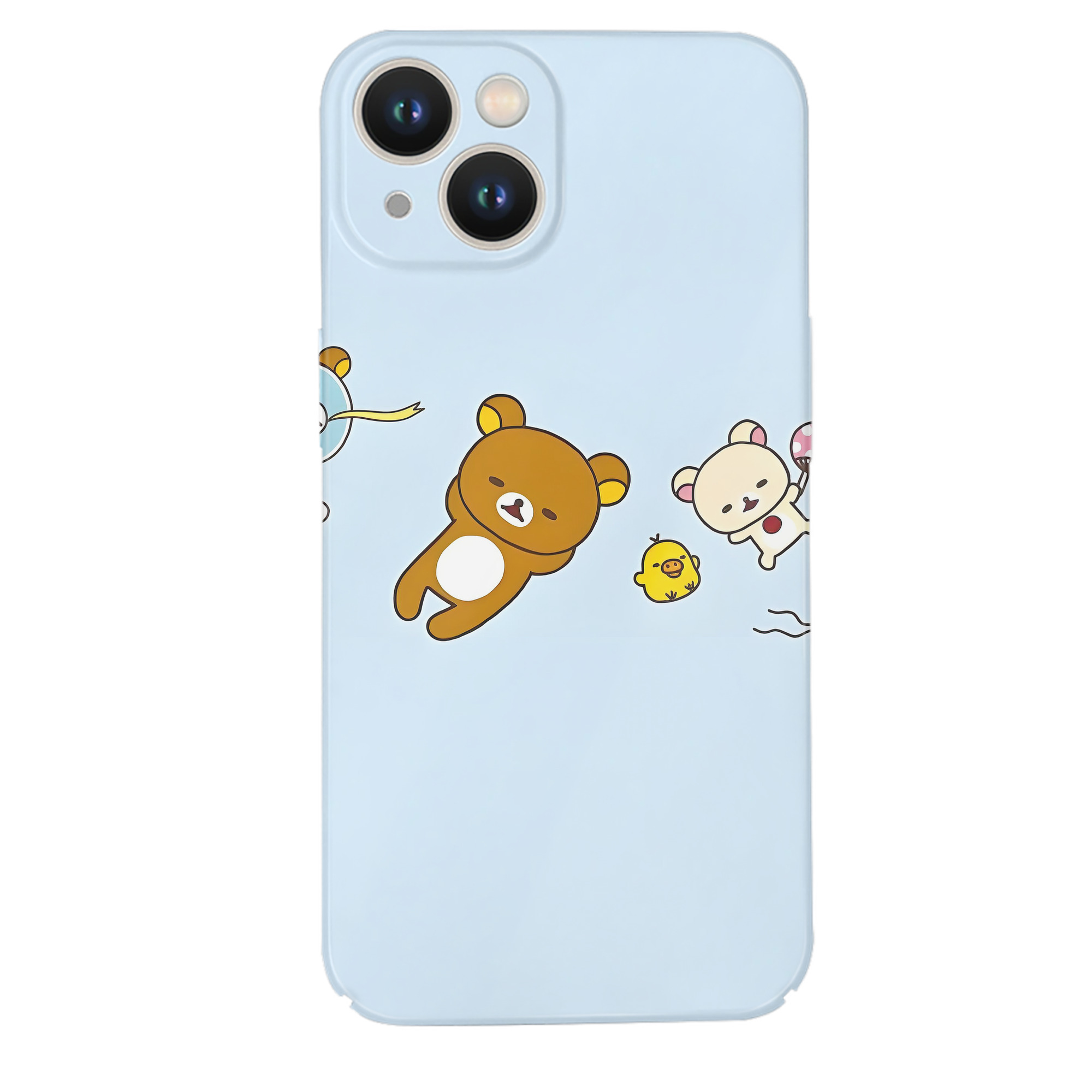 （画像用） リラックマ リラックマ キイロイトリ Rilakkuma Korilakkuma Kiiroitori 【iPhone 14シリーズ対応】ハードケース