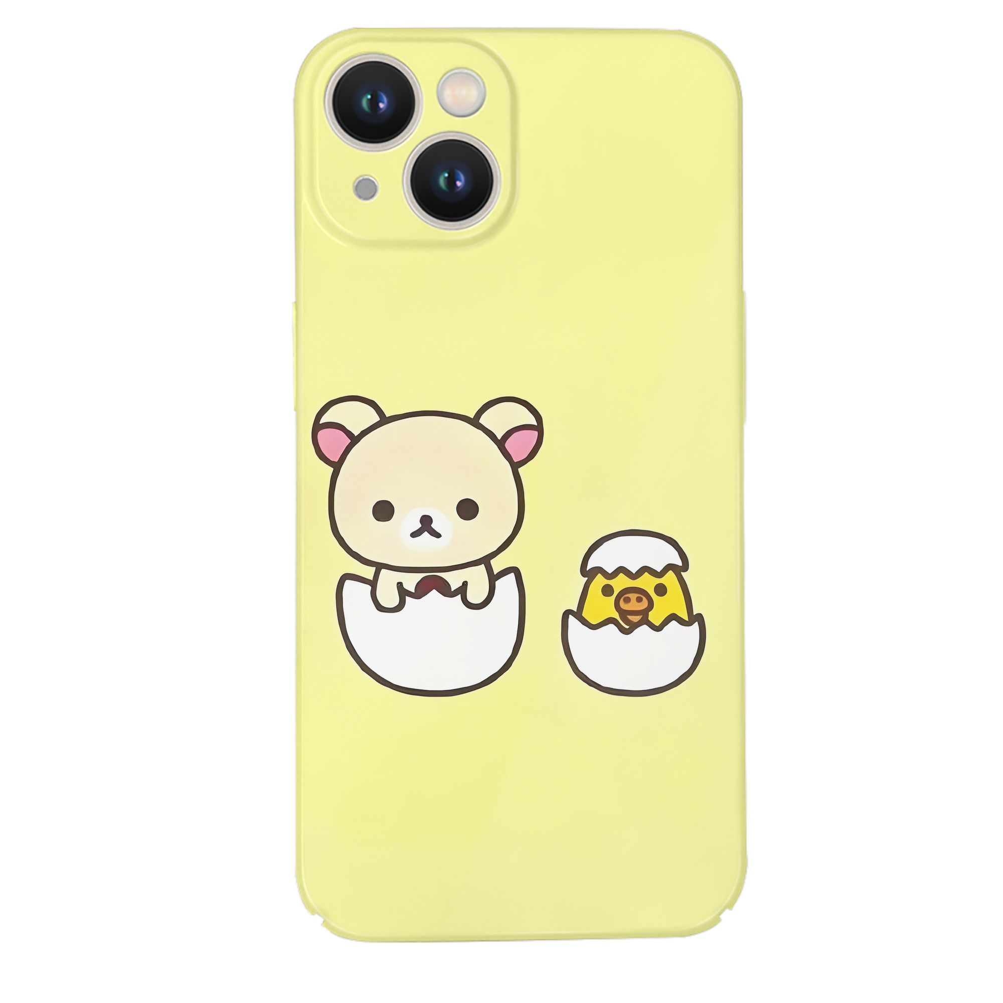 （画像用） リラックマ リラックマ キイロイトリ Rilakkuma Korilakkuma Kiiroitori 【iPhone 14シリーズ対応】ハードケース
