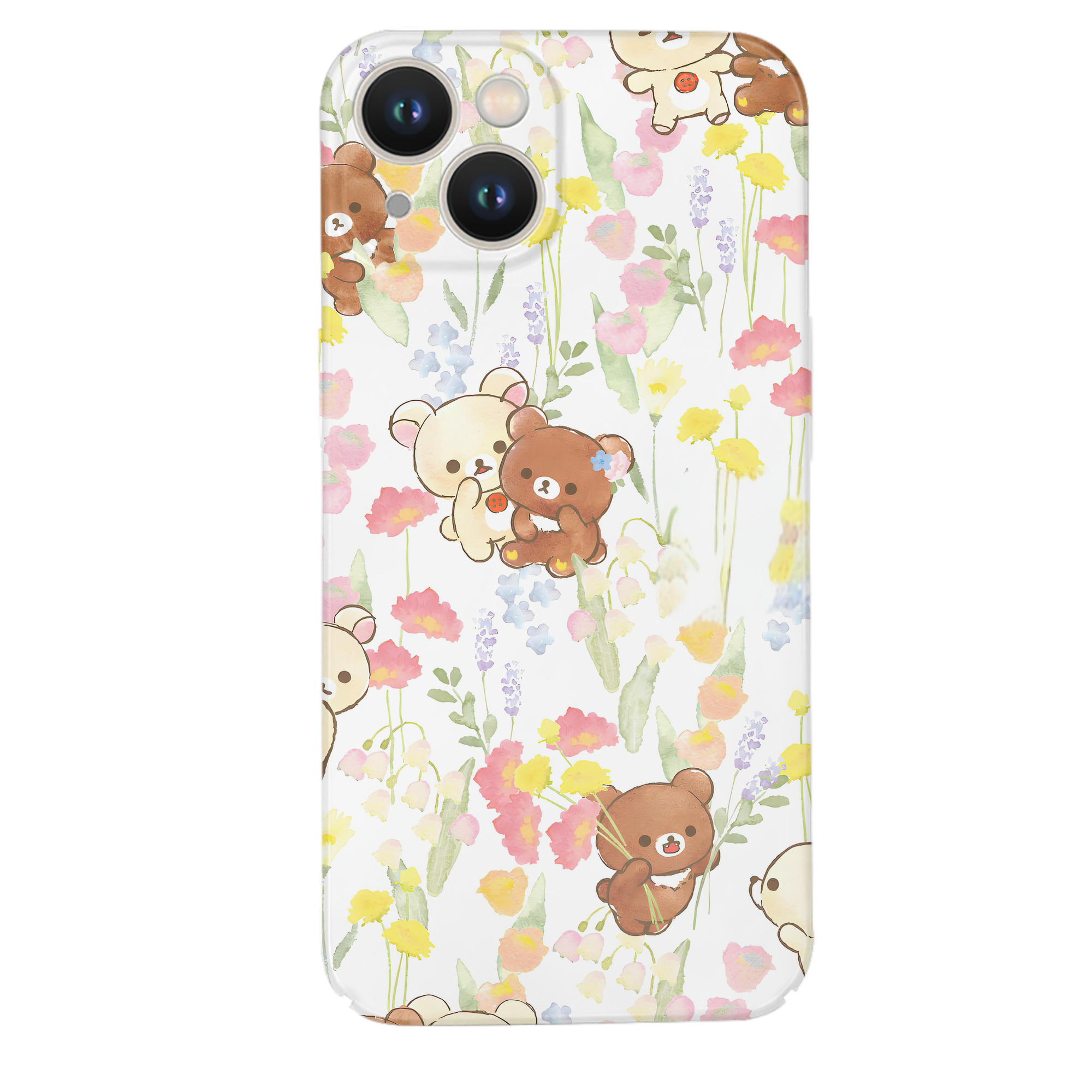 （画像用） リラックマ リラックマ キイロイトリ Rilakkuma Korilakkuma Kiiroitori 【iPhone 14シリーズ対応】ハードケース