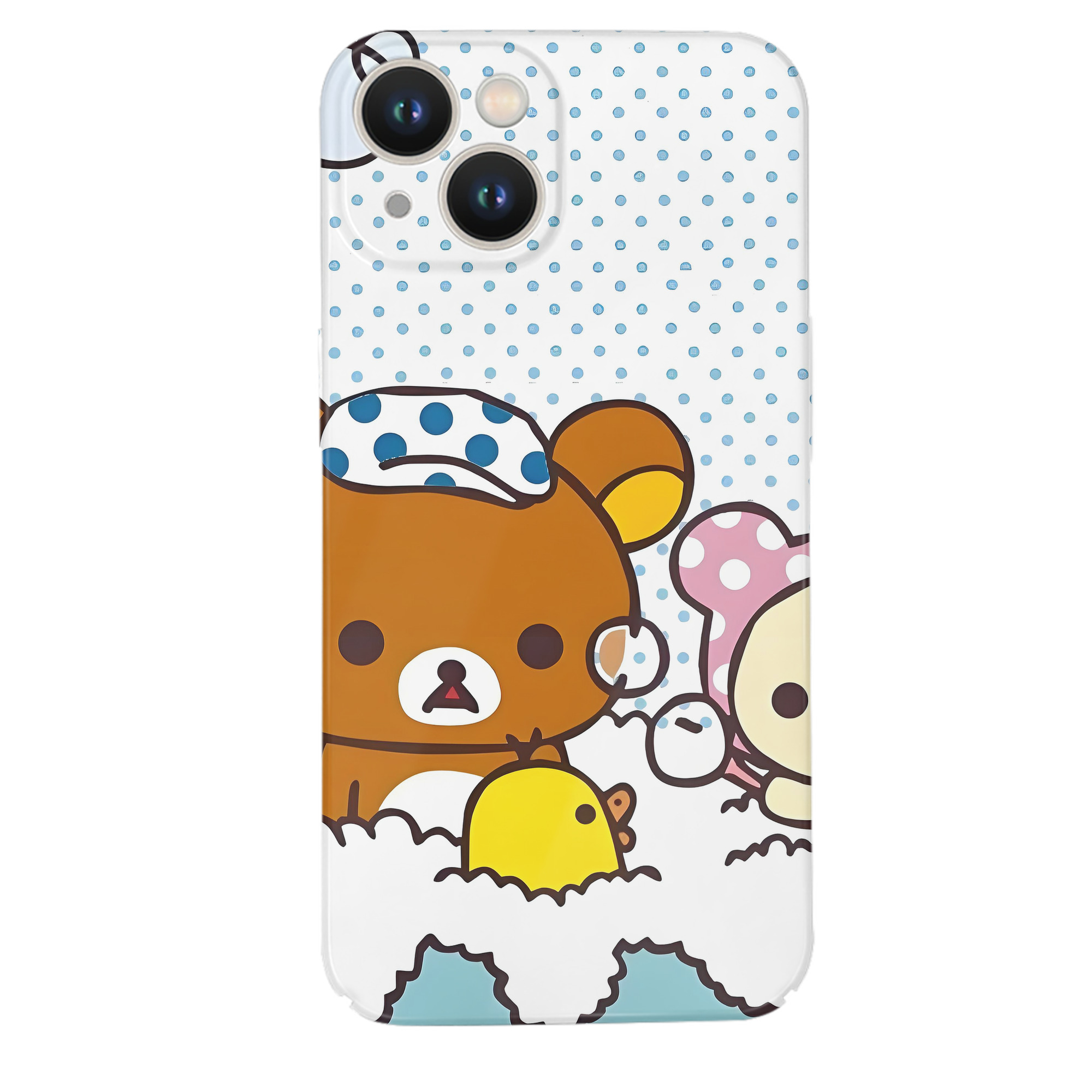 （画像用） リラックマ リラックマ キイロイトリ Rilakkuma Korilakkuma Kiiroitori 【iPhone 14シリーズ対応】ハードケース