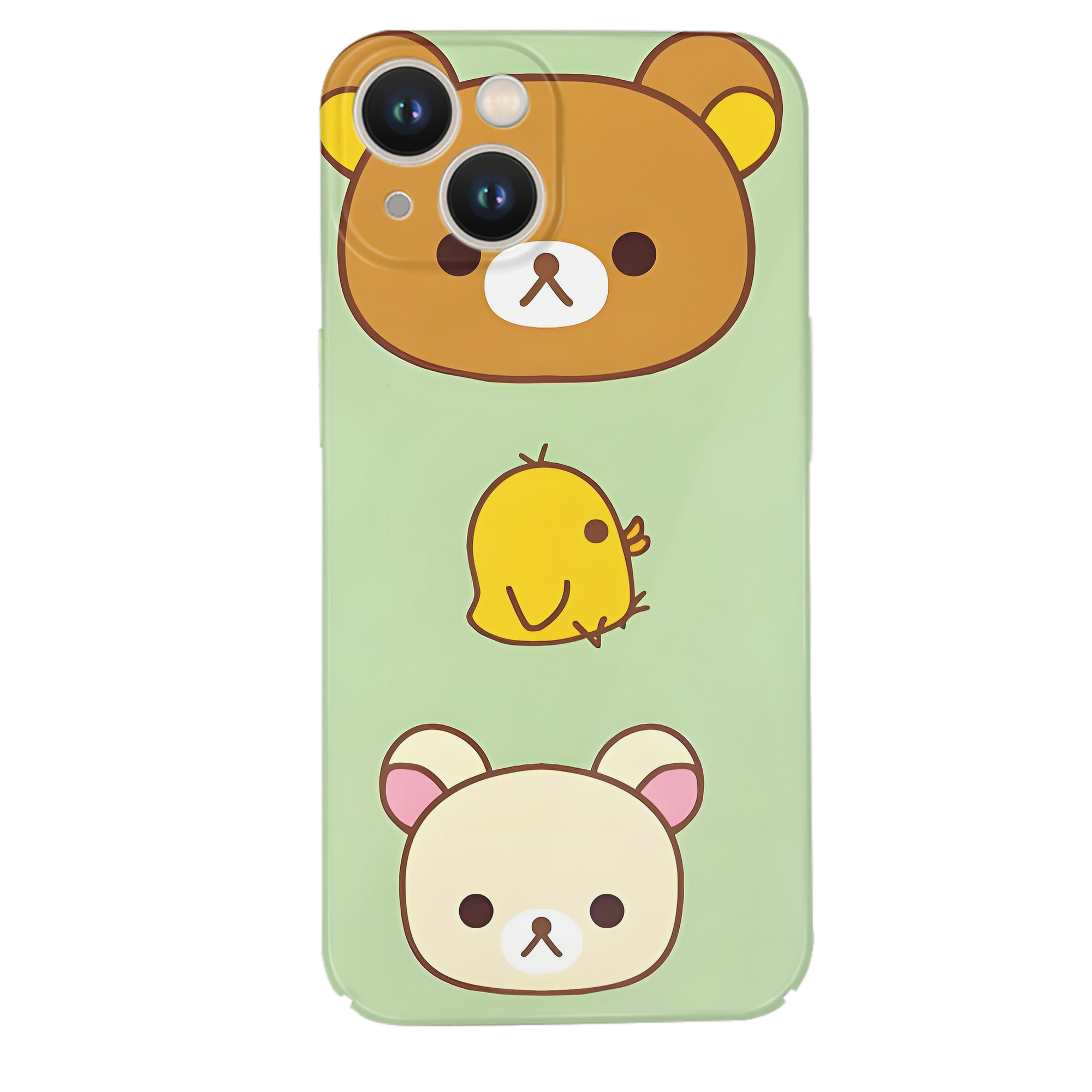 （画像用） リラックマ リラックマ キイロイトリ Rilakkuma Korilakkuma Kiiroitori 【iPhone 14シリーズ対応】ハードケース