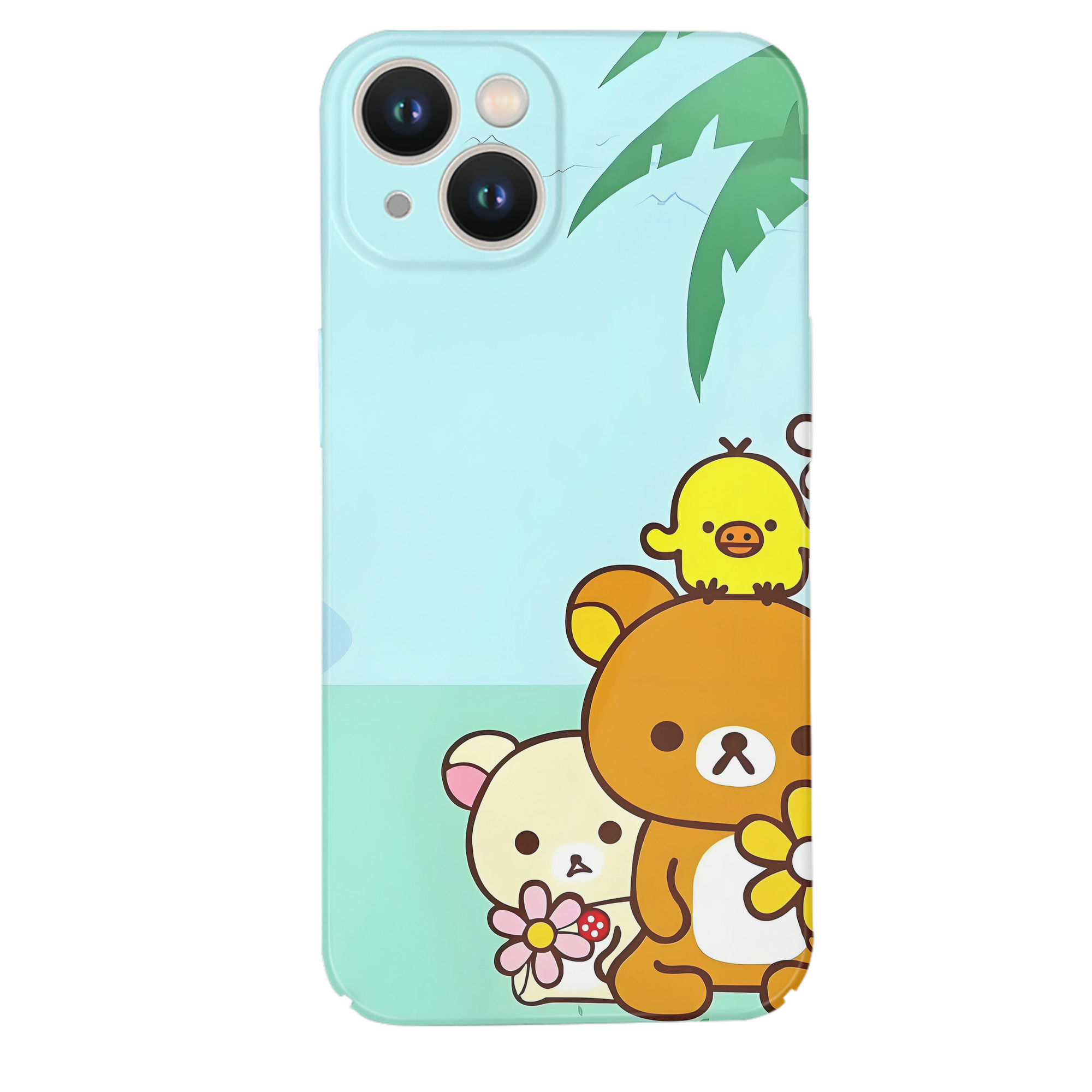 （画像用） リラックマ リラックマ キイロイトリ Rilakkuma Korilakkuma Kiiroitori 【iPhone 14シリーズ対応】ハードケース