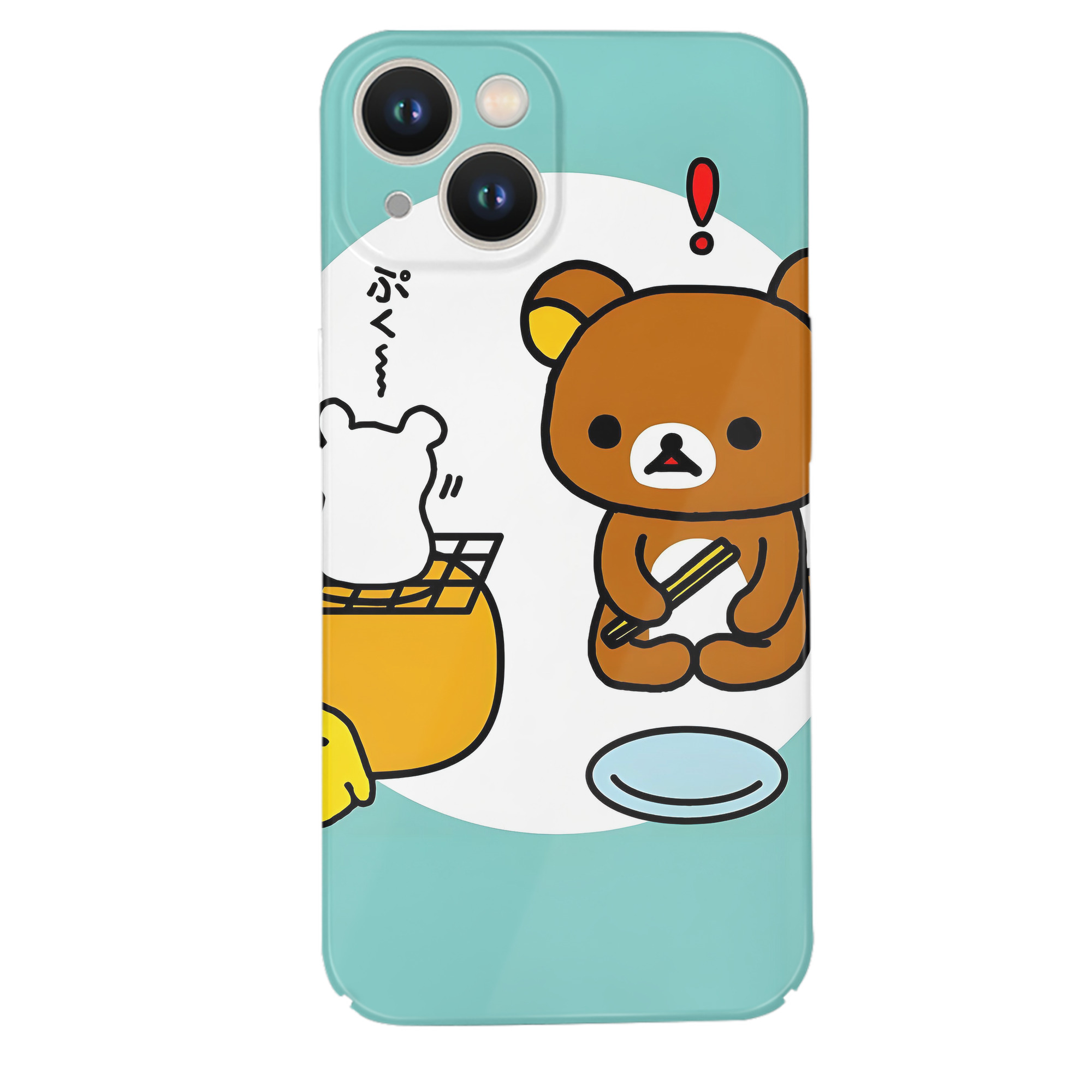 （画像用） リラックマ リラックマ キイロイトリ Rilakkuma Korilakkuma Kiiroitori 【iPhone 14シリーズ対応】ハードケース