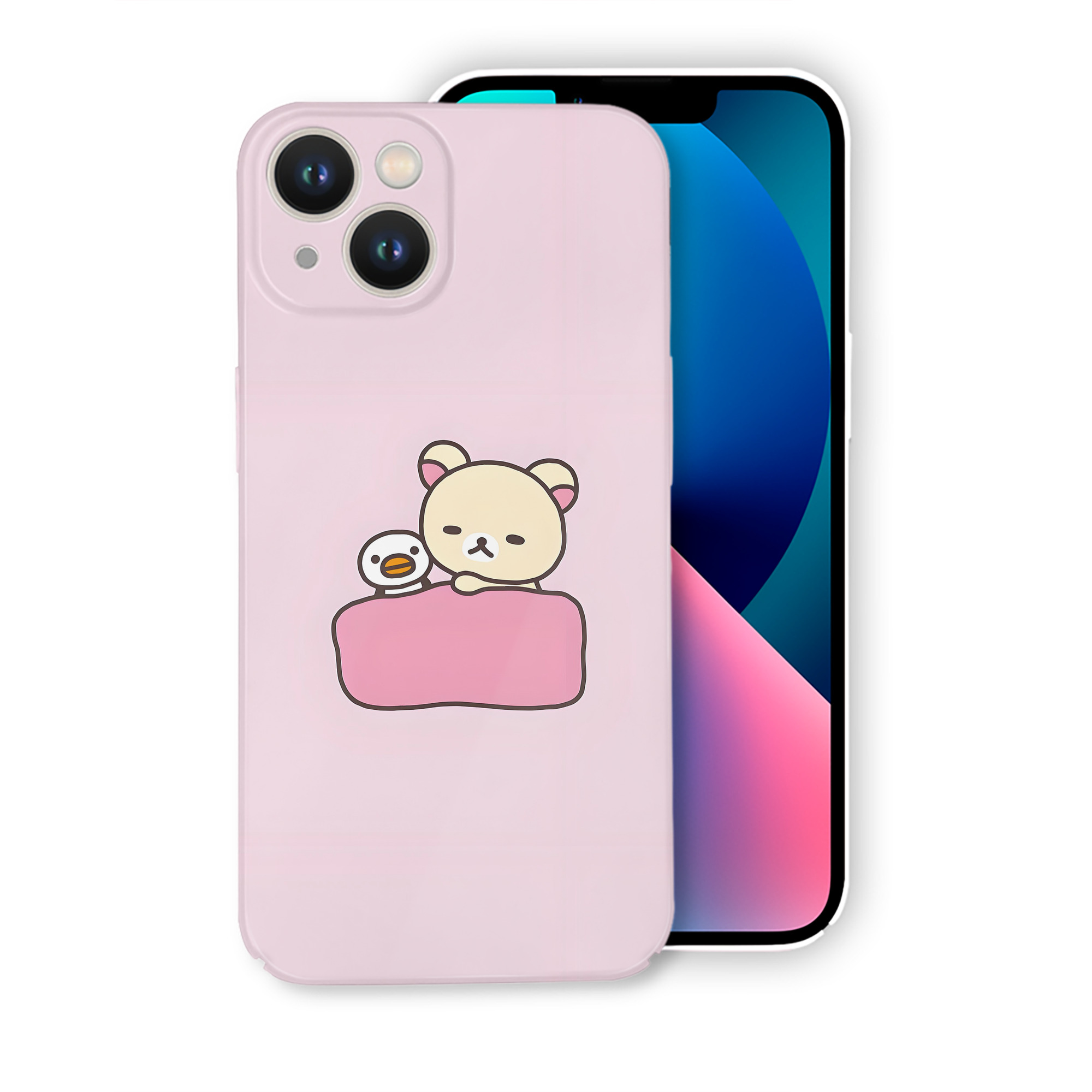 （画像用） リラックマ リラックマ キイロイトリ Rilakkuma Korilakkuma Kiiroitori 【iPhone 14シリーズ対応】ハードケース