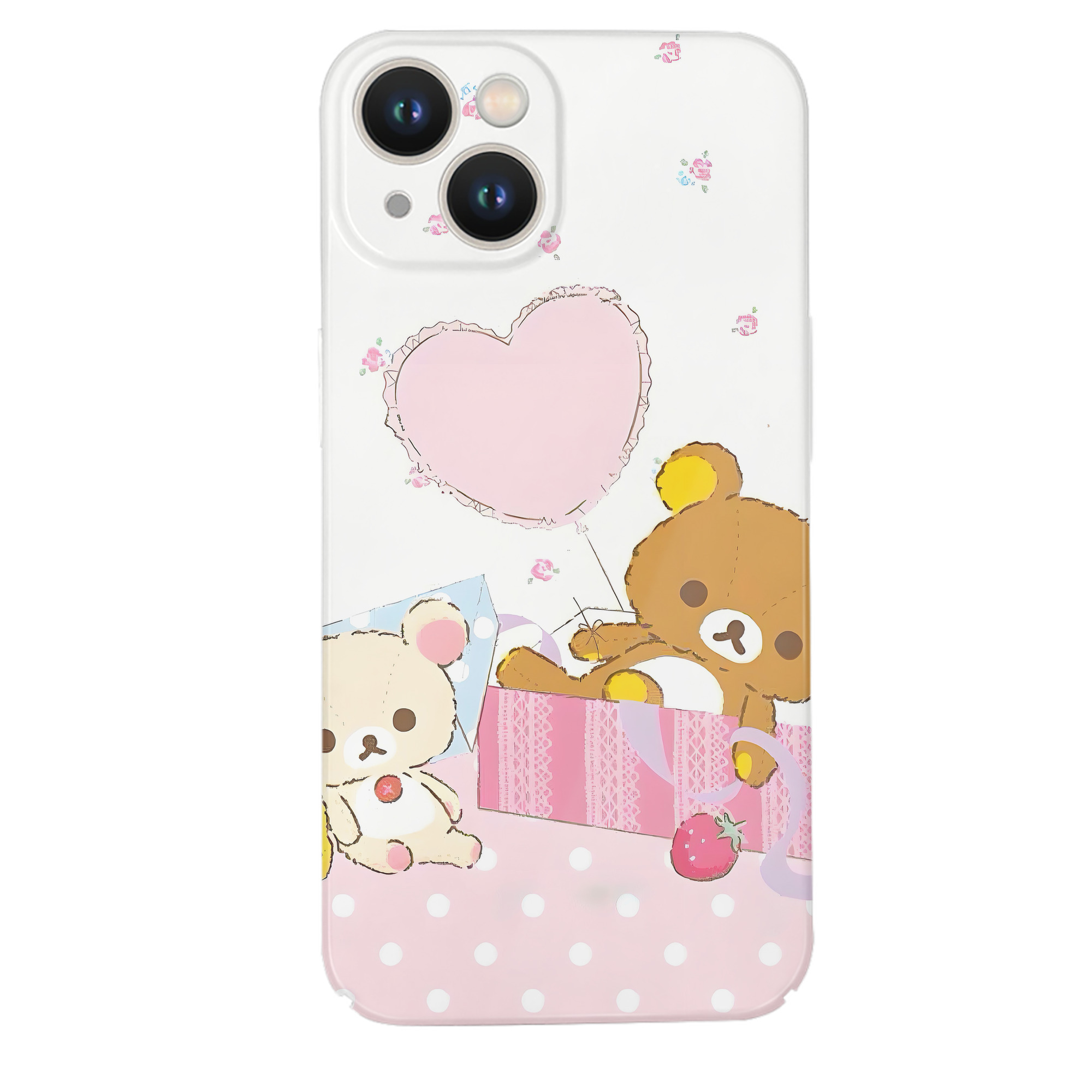 （画像用） リラックマ リラックマ キイロイトリ Rilakkuma Korilakkuma Kiiroitori 【iPhone 14シリーズ対応】ハードケース