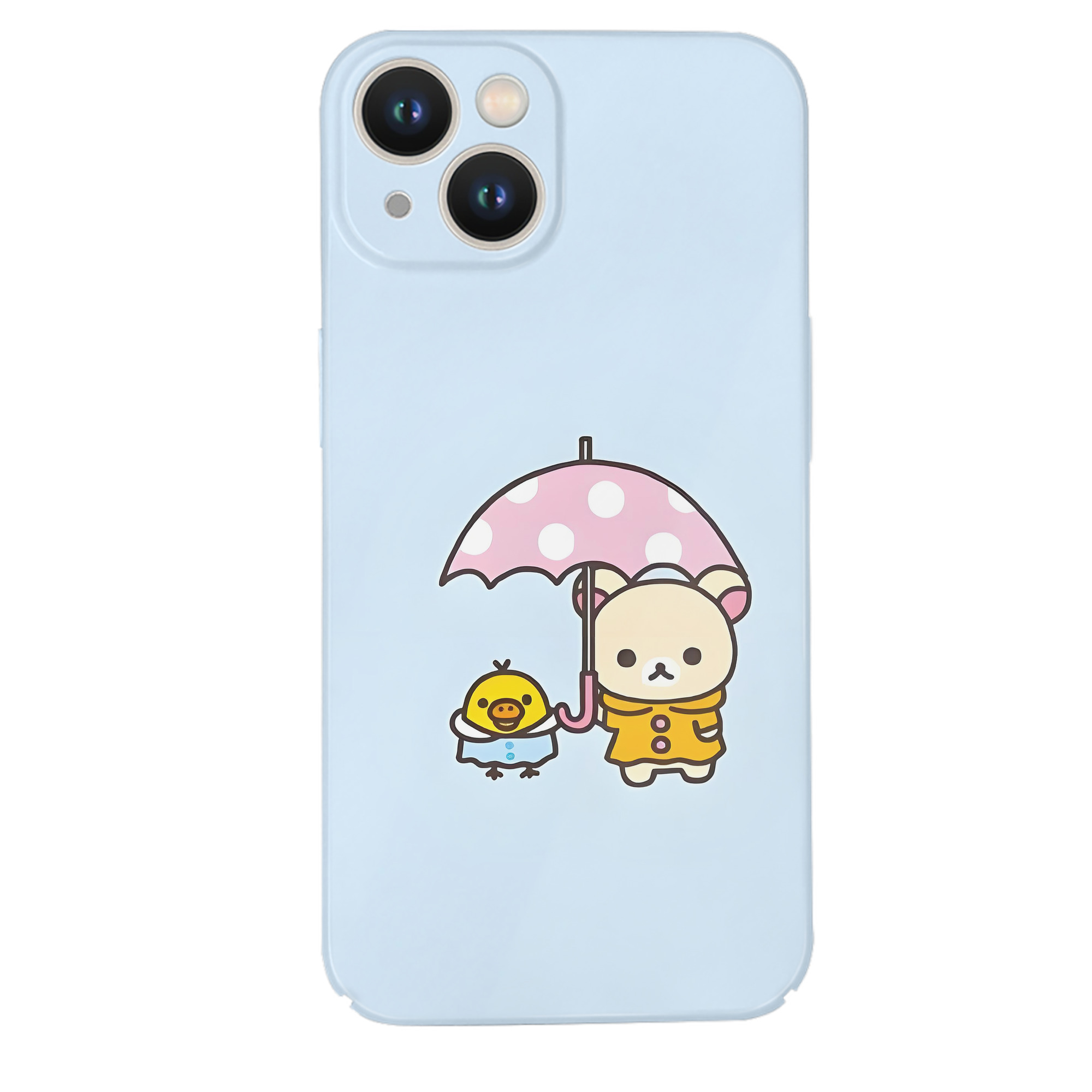 （画像用） リラックマ リラックマ キイロイトリ Rilakkuma Korilakkuma Kiiroitori 【iPhone 14シリーズ対応】ハードケース